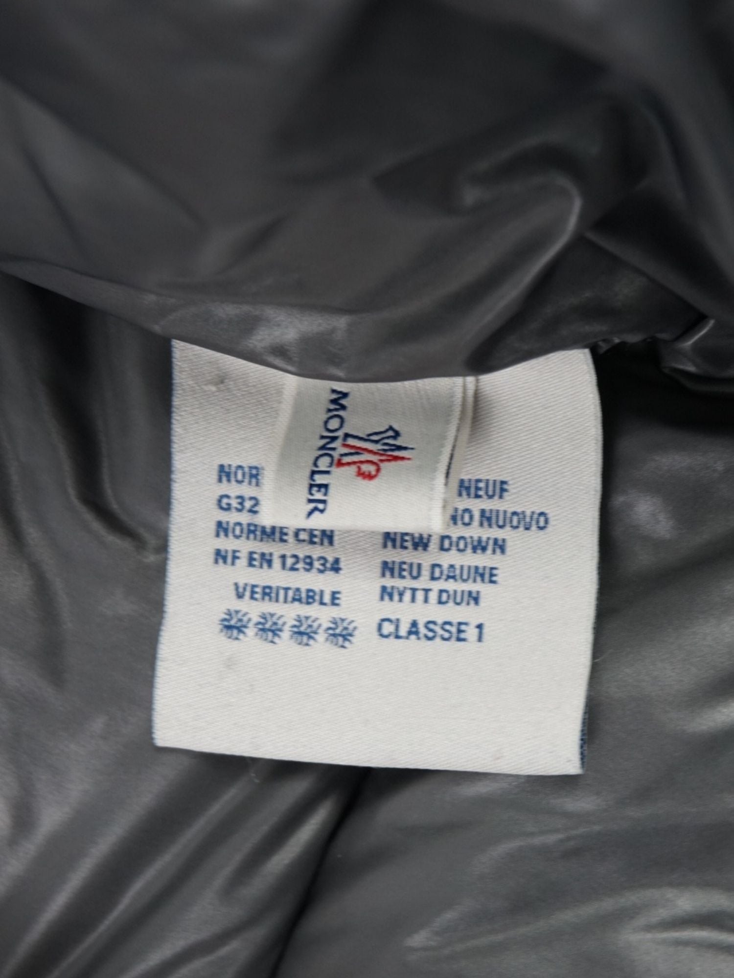 Doudoune grise Moncler (L)