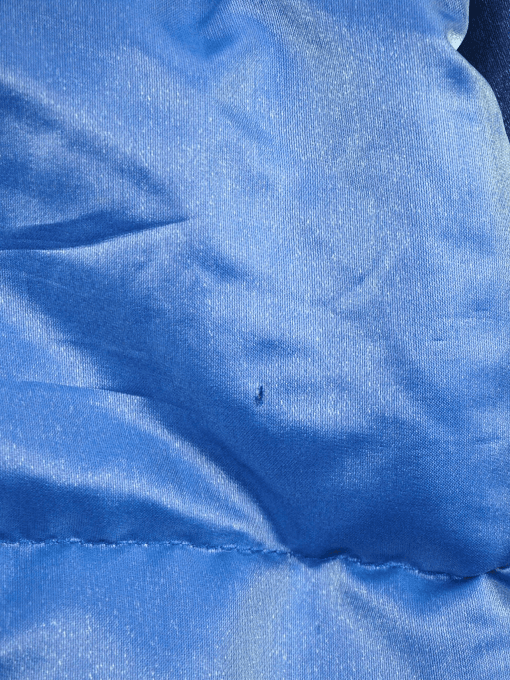 Doudoune Moncler Grenoble brillante bleue (M)
