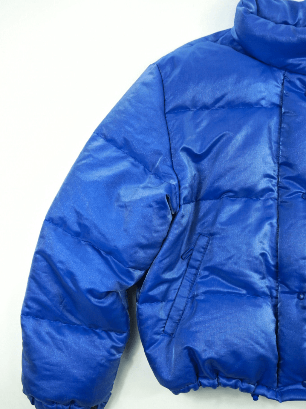 Doudoune Moncler Grenoble brillante bleue (M)
