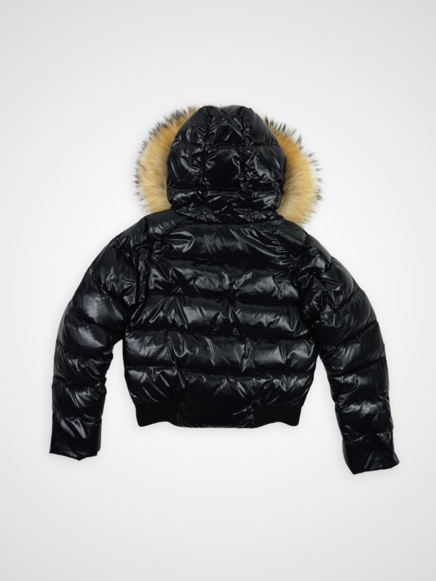 Doudoune courte style bombers noire à capuche - Moncler