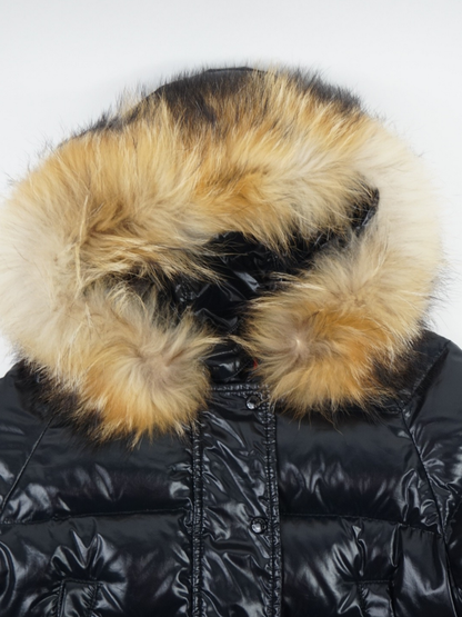 Doudoune courte style bombers noire à capuche - Moncler