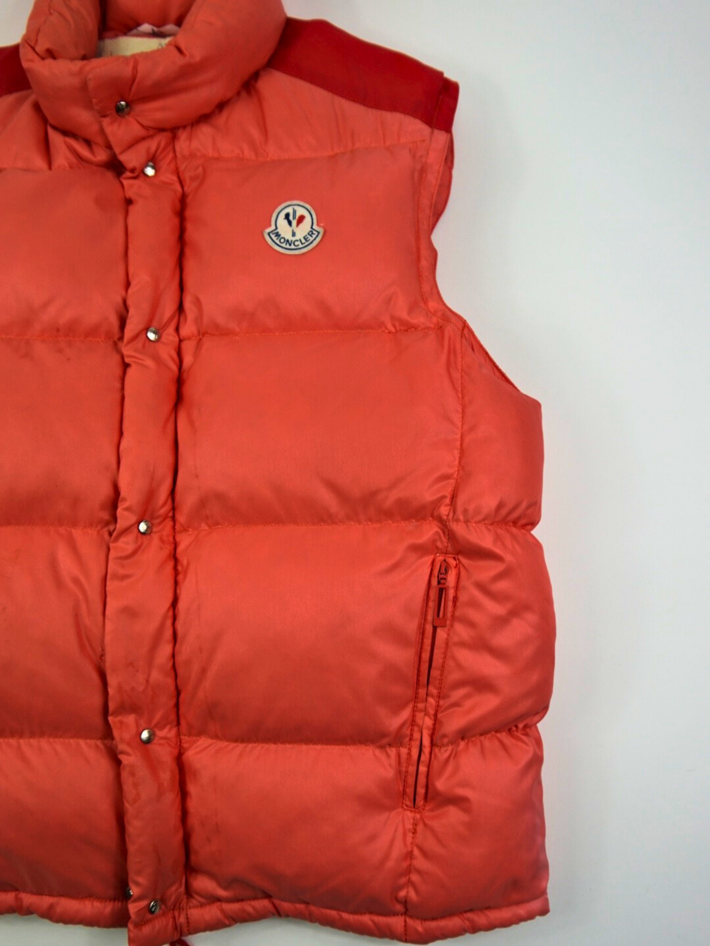 Doudoune Grenoble corail sans manche - Moncler