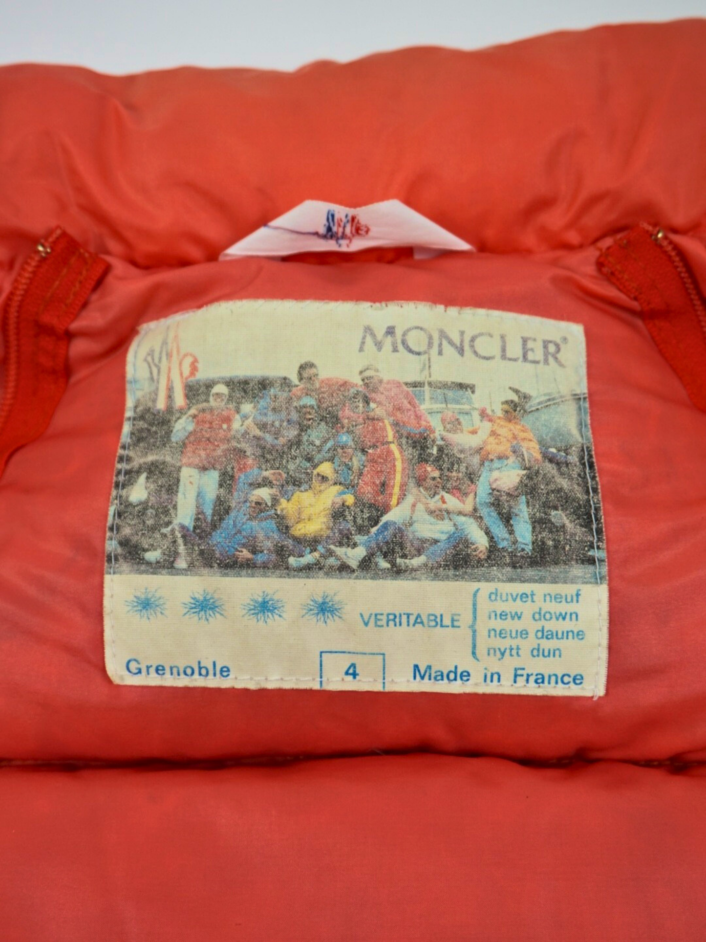 Doudoune Grenoble corail sans manche - Moncler