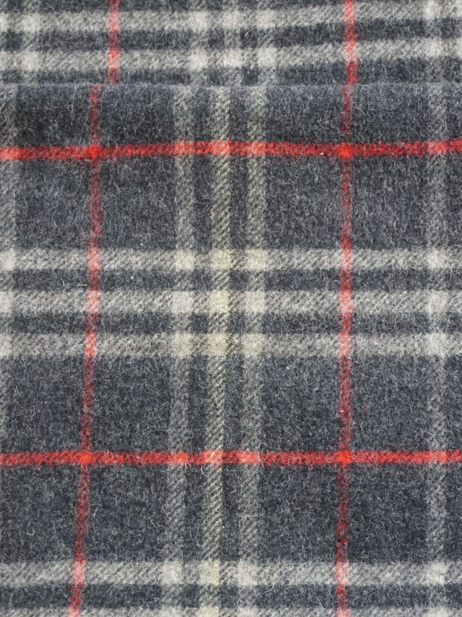 Écharpe Burberry motif Check grise