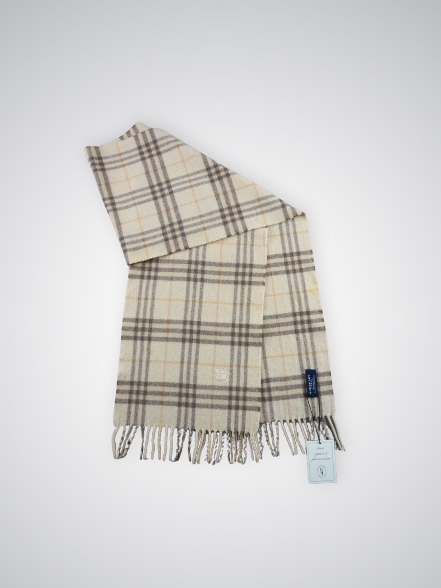 Écharpe Burberry beige Check