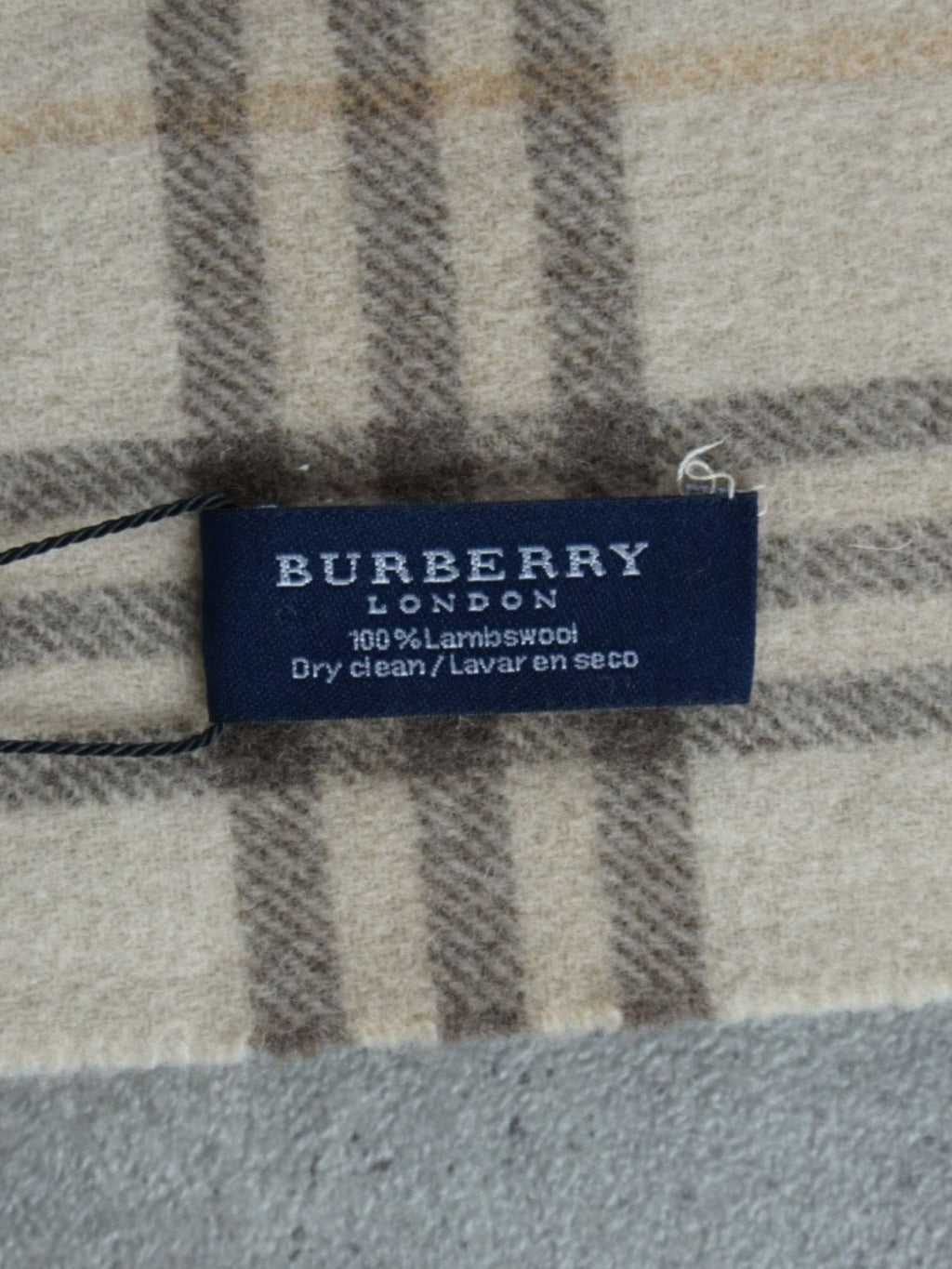 Écharpe Burberry beige Check