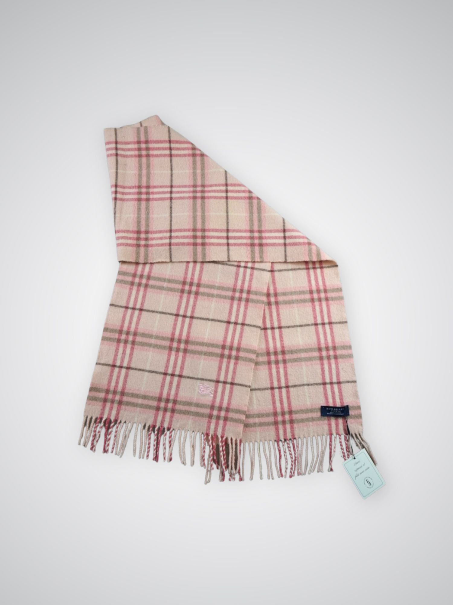 Écharpe Burberry rose Check