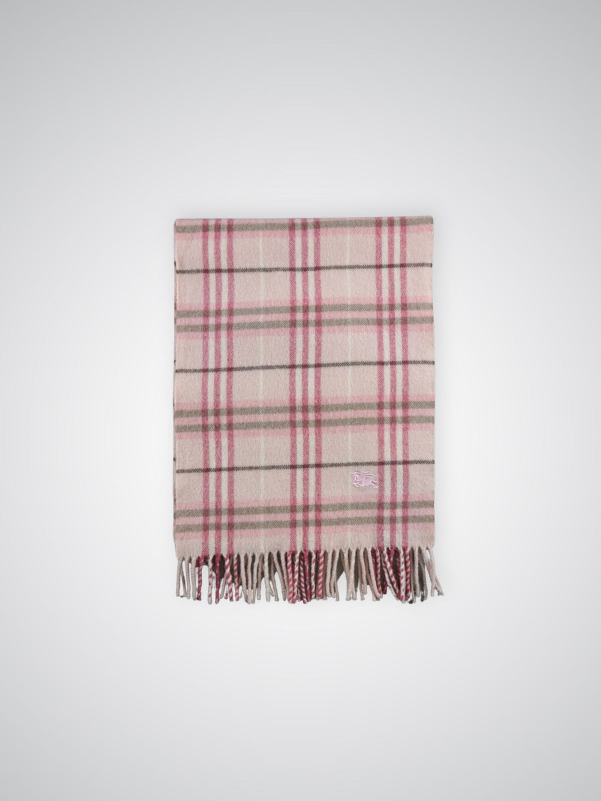 Écharpe Burberry rose Check