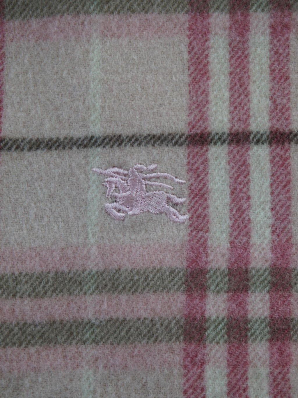 Écharpe Burberry rose Check