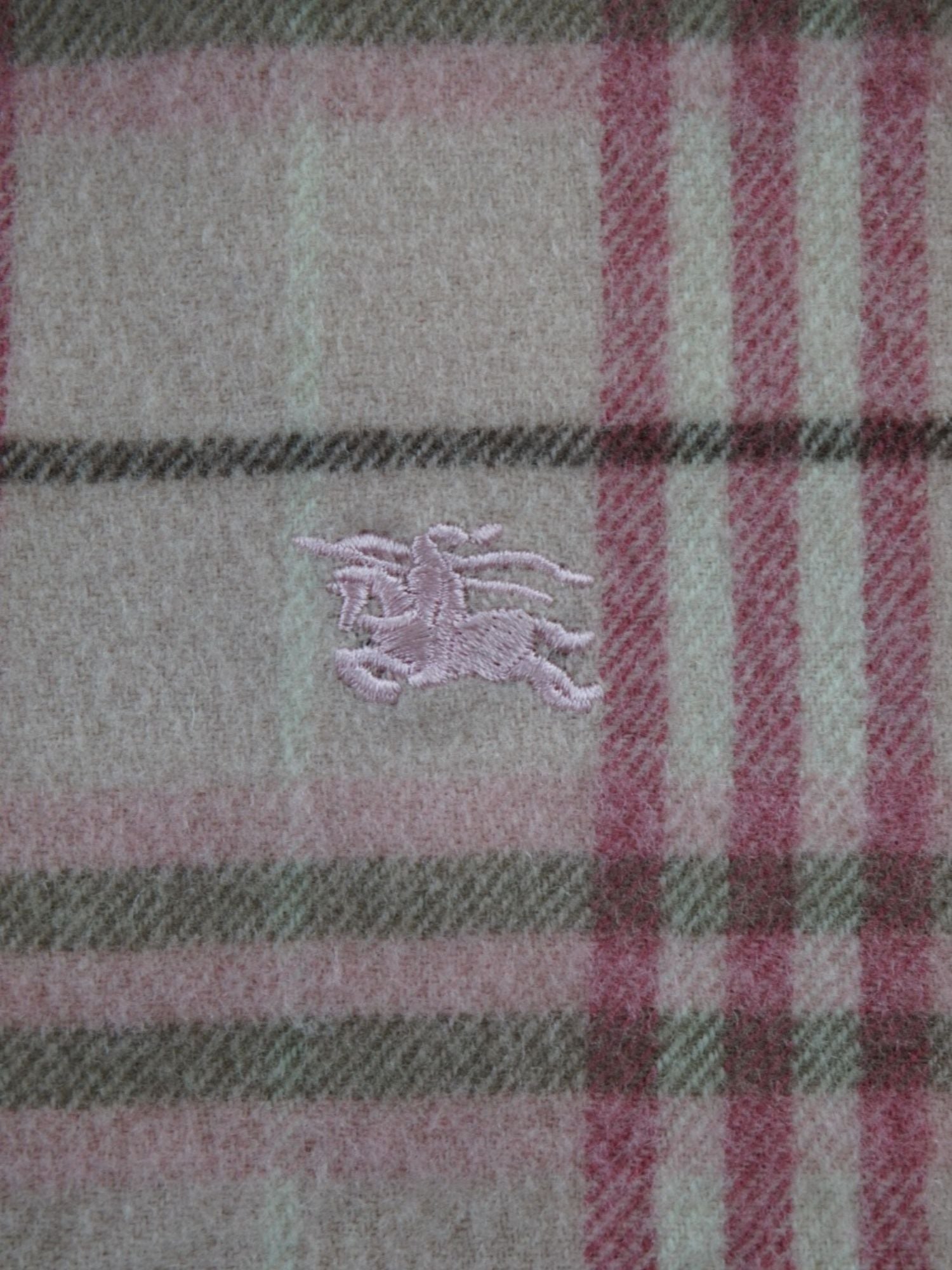 Écharpe Burberry rose Check