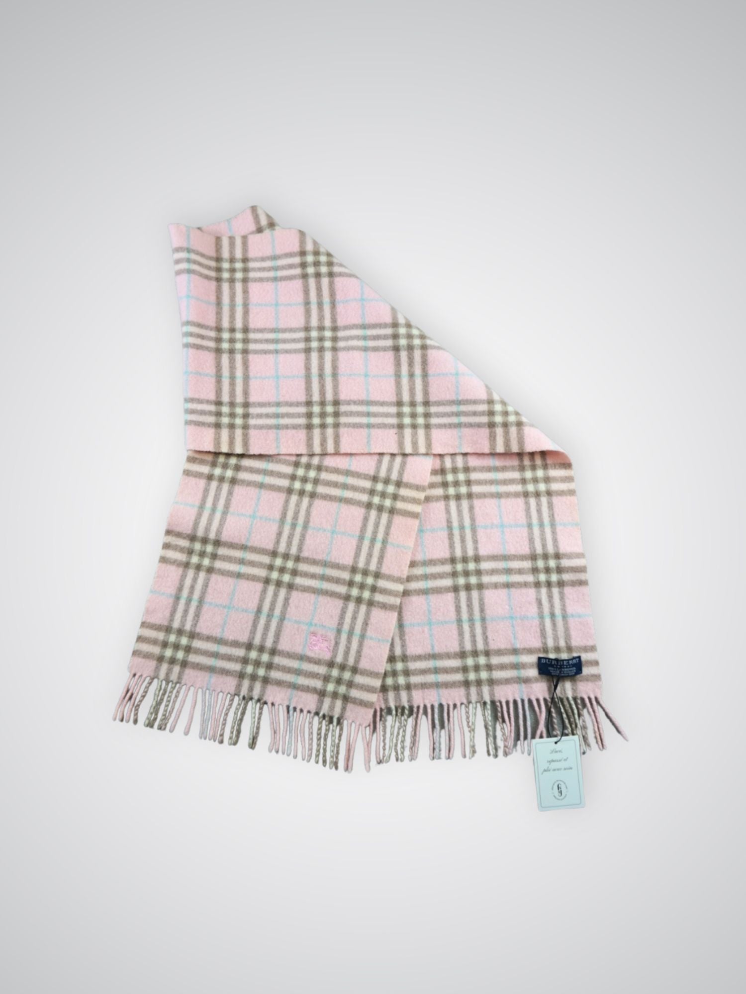 Écharpe Burberry rose Check
