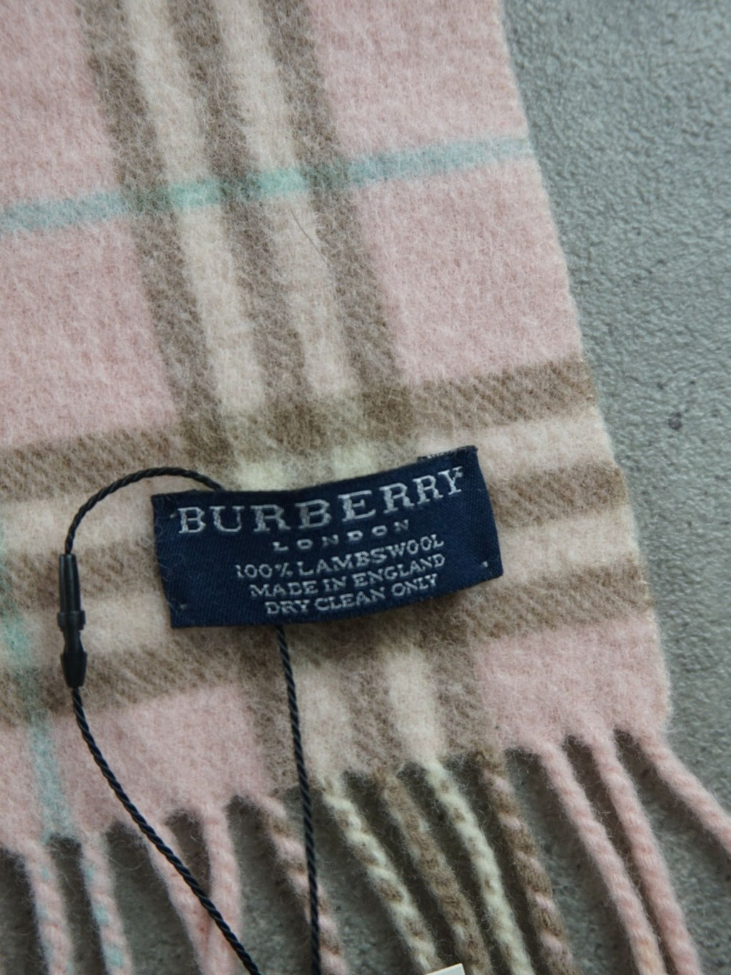 Écharpe Burberry rose Check