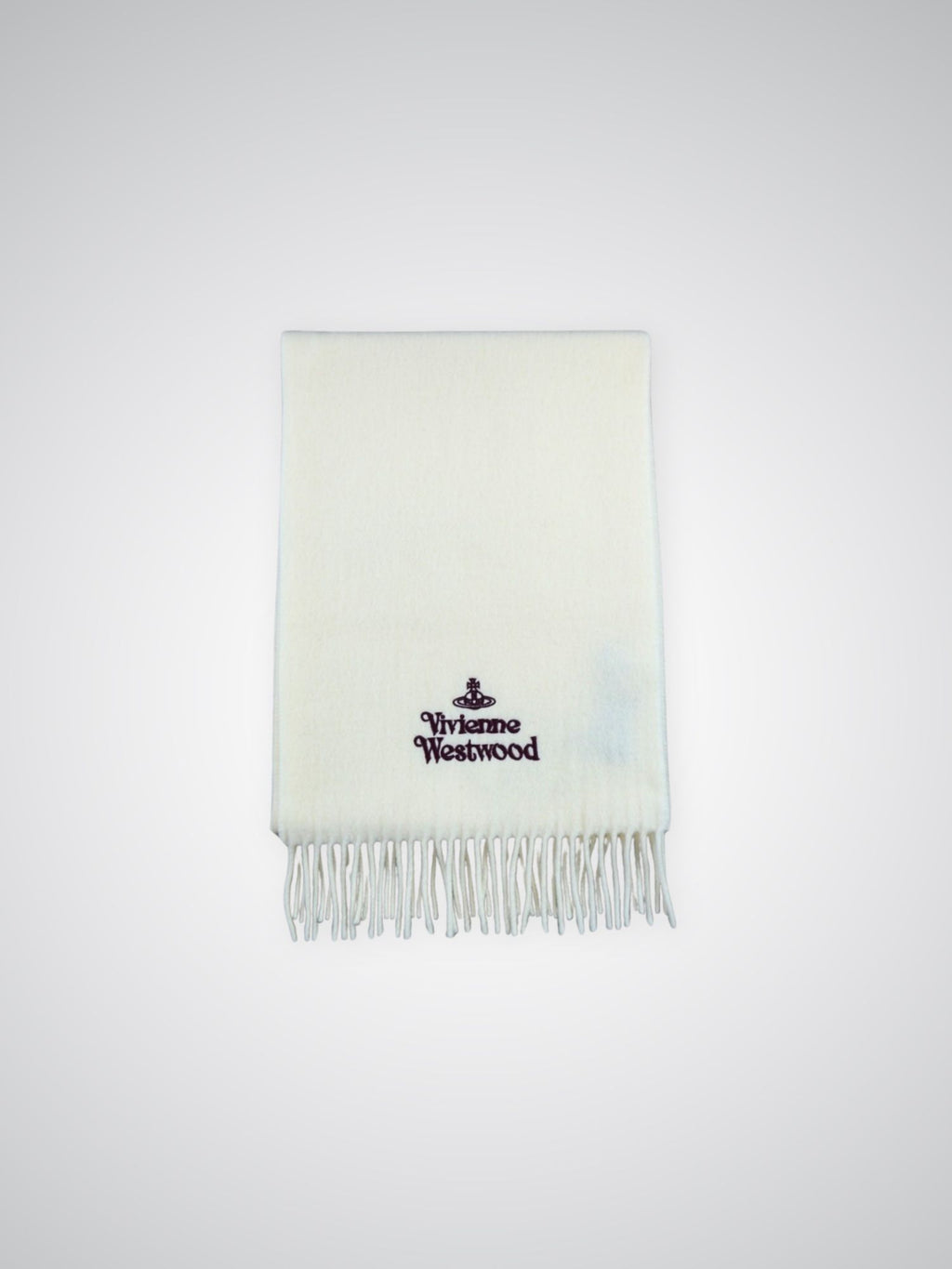 Écharpe crème Vivienne Westwood