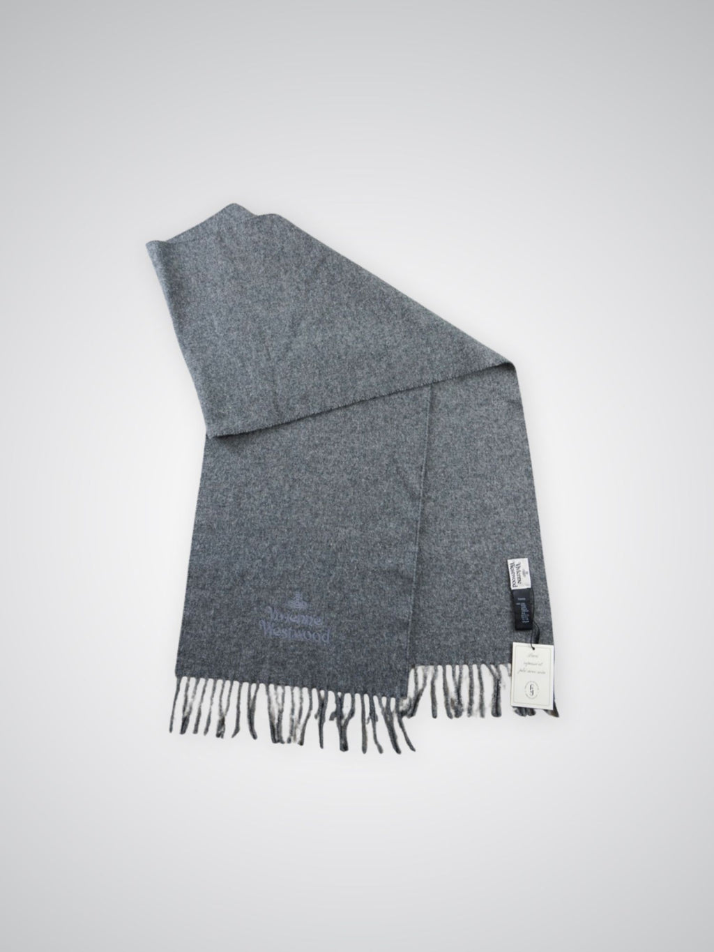 Écharpe grise Vivienne Westwood