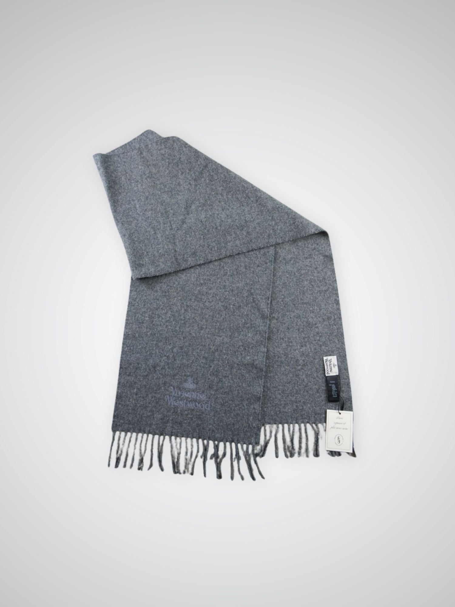 Écharpe grise Vivienne Westwood