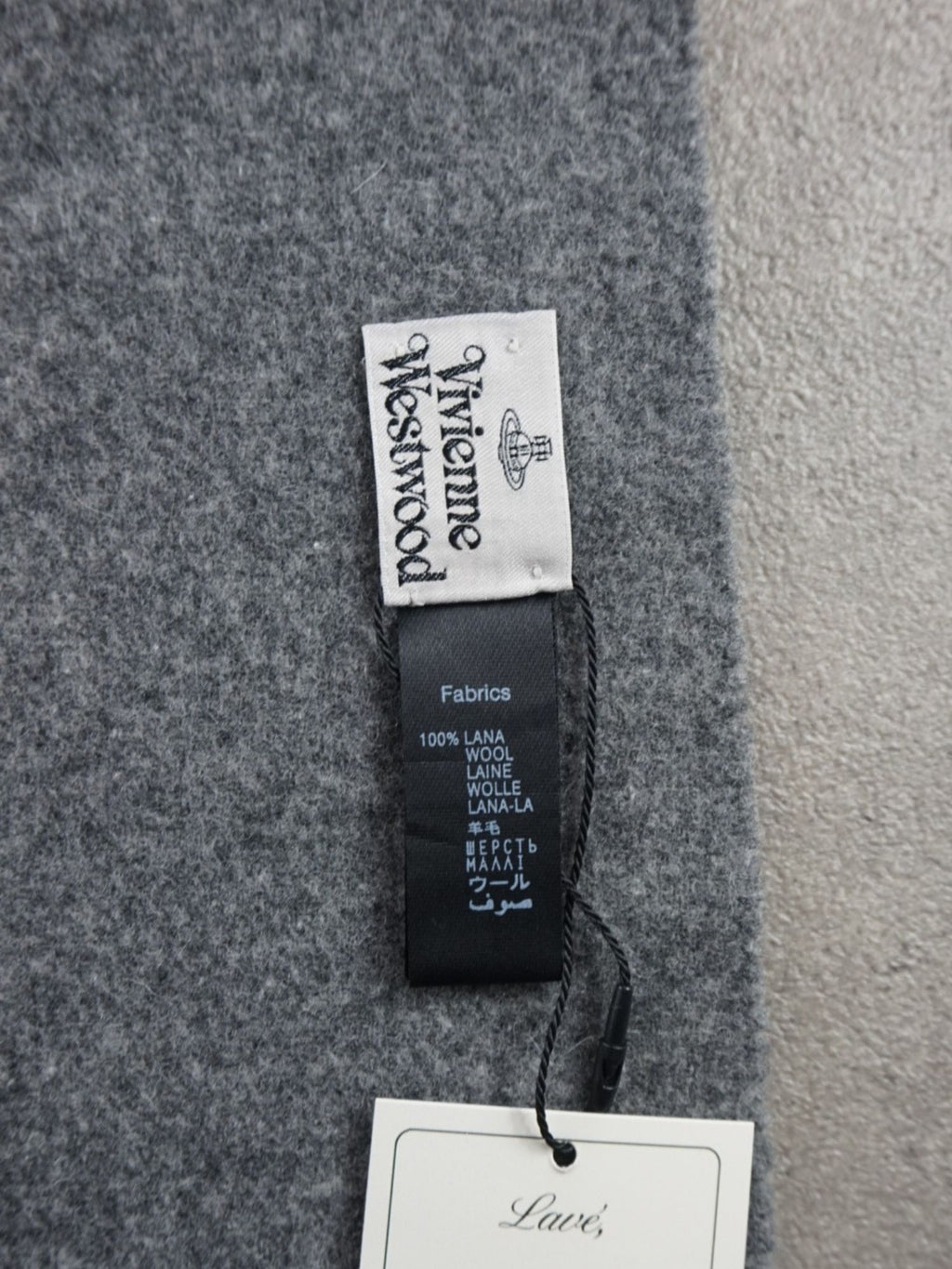 Écharpe grise Vivienne Westwood