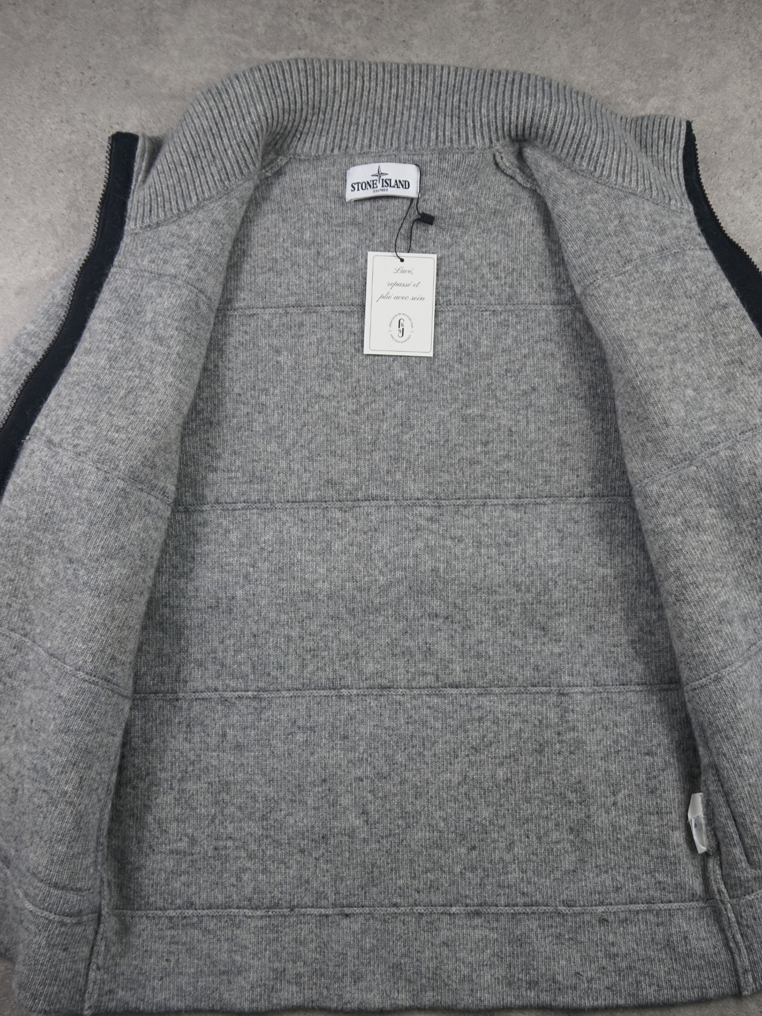 Veste gilet grise Stone Island (S)