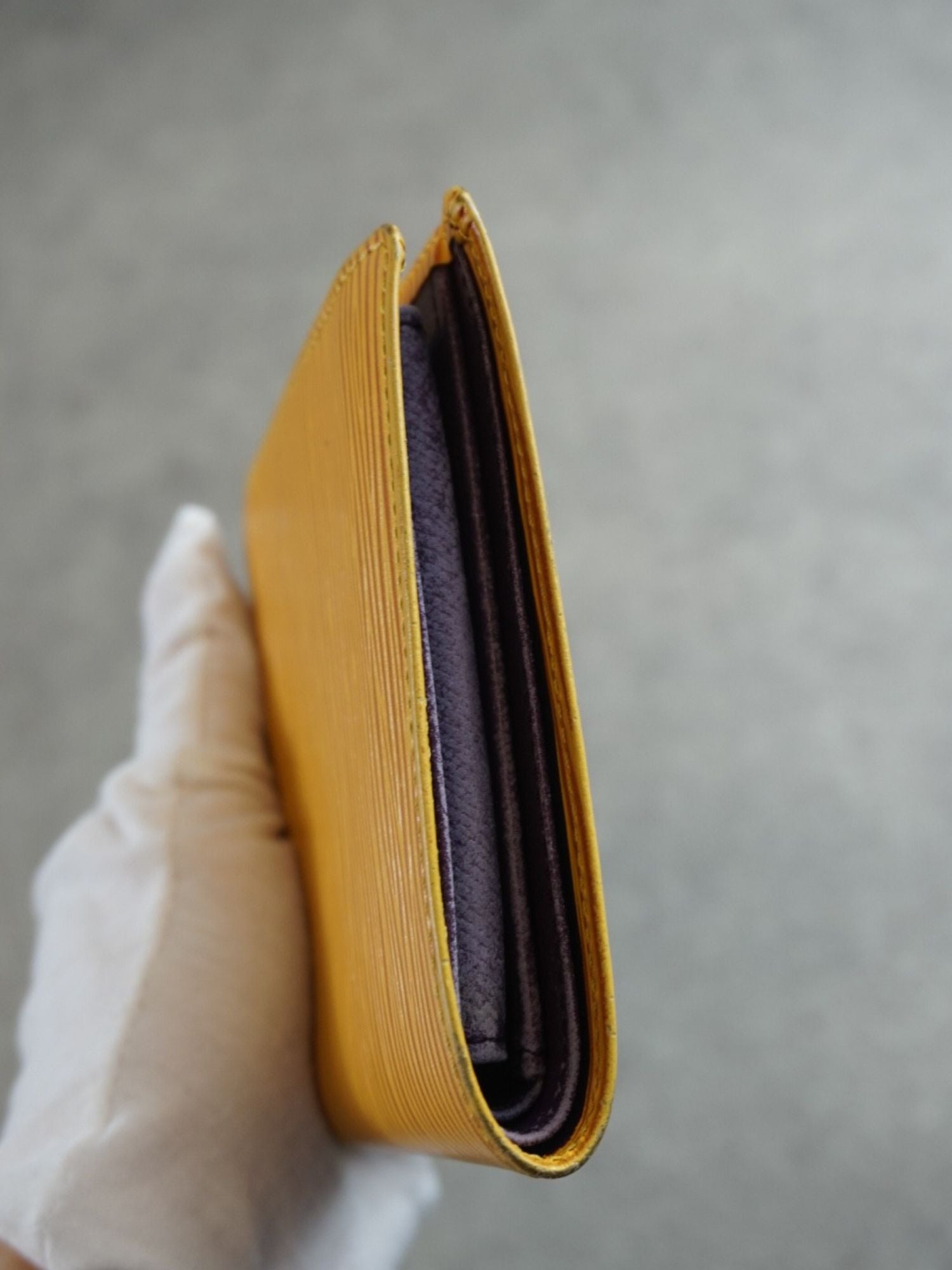 Portefeuille Louis Vuitton cuir Épi