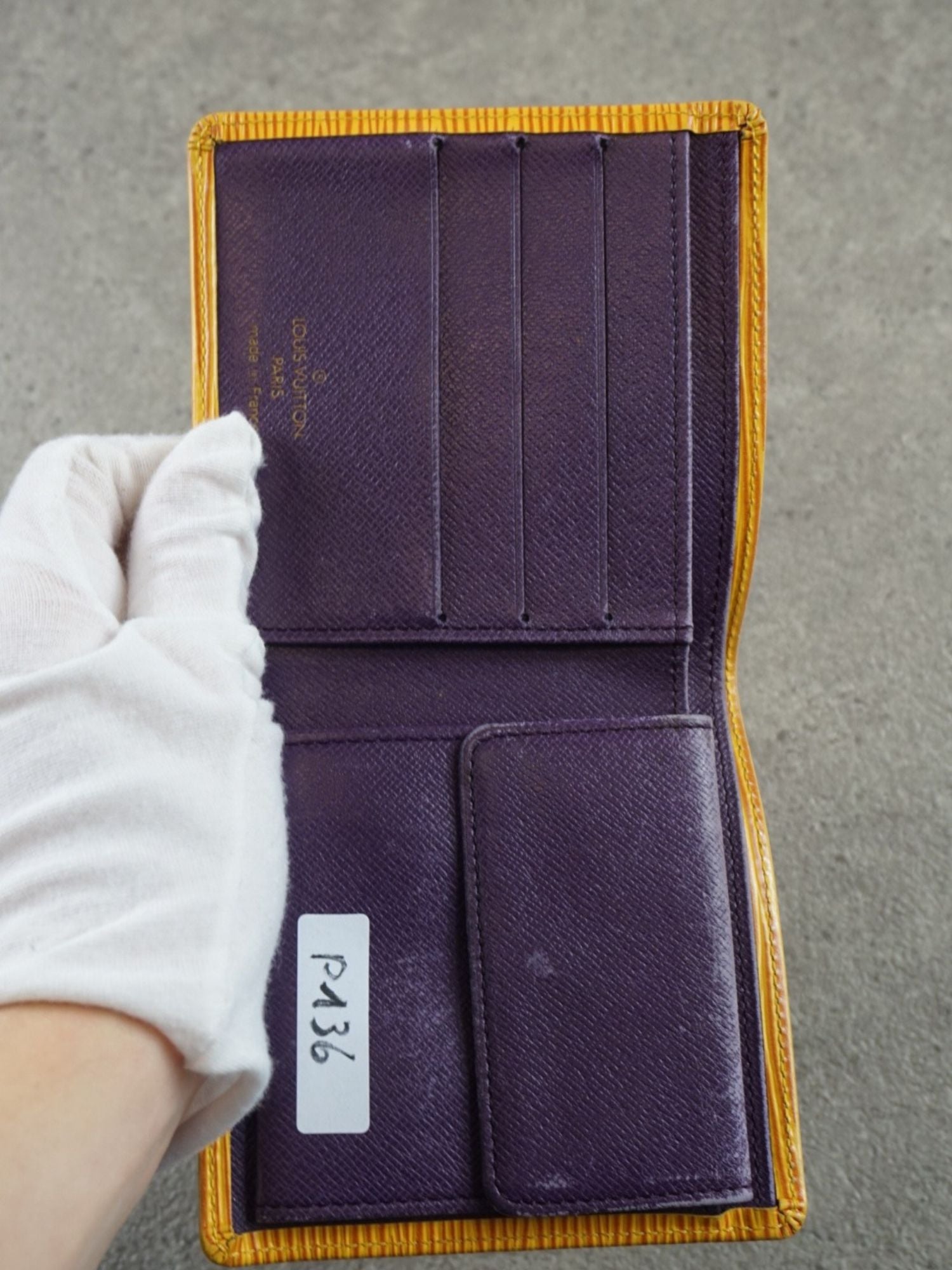 Portefeuille Louis Vuitton cuir Épi