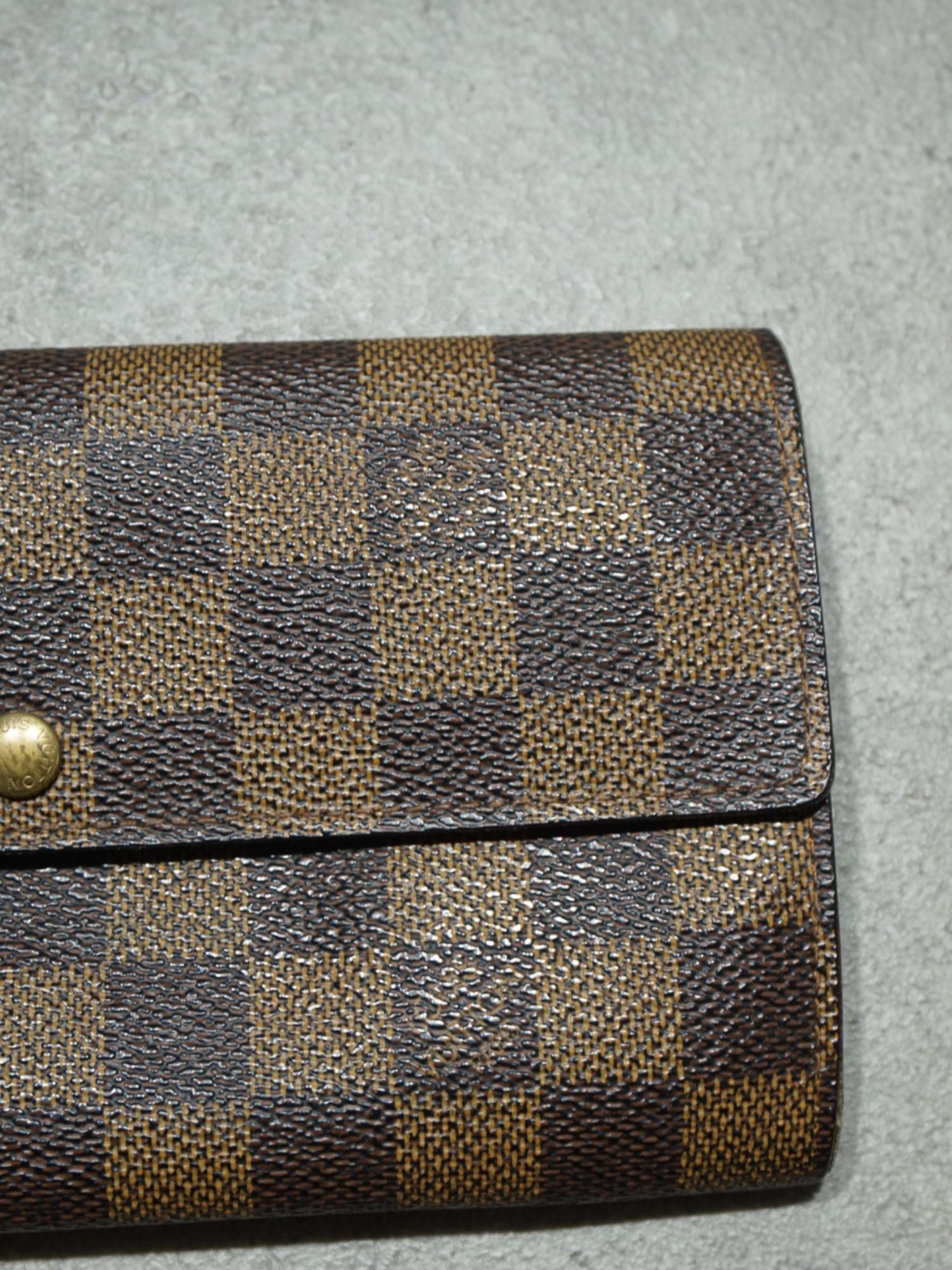 Portefeuille Sarah Louis Vuitton damier