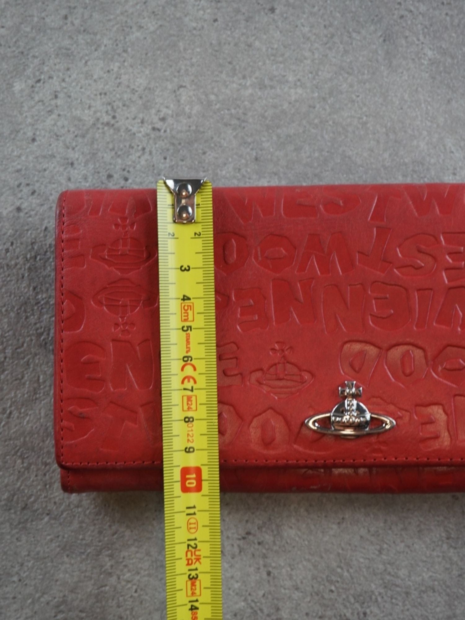 Portefeuille Vivienne Westwood rouge