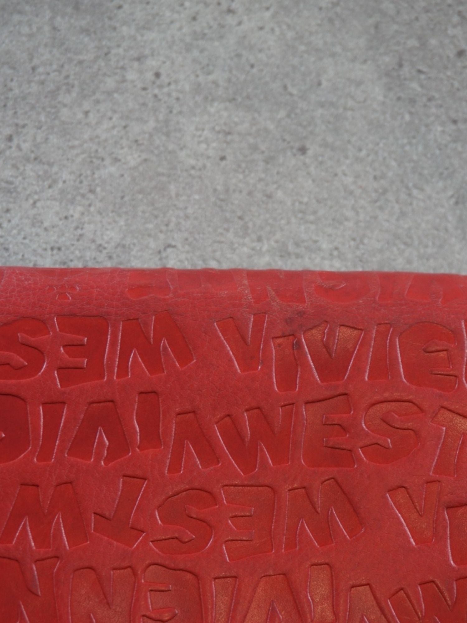Portefeuille Vivienne Westwood rouge