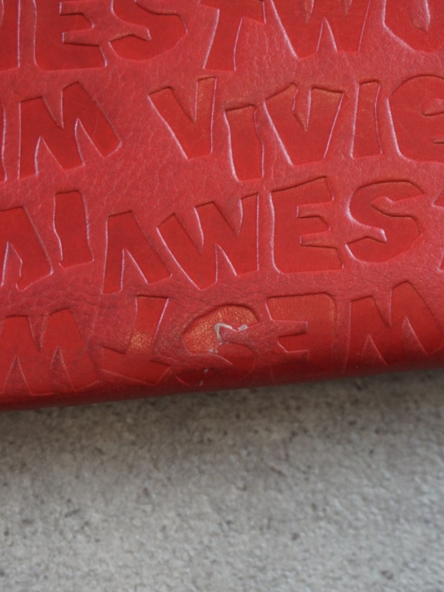 Portefeuille Vivienne Westwood rouge