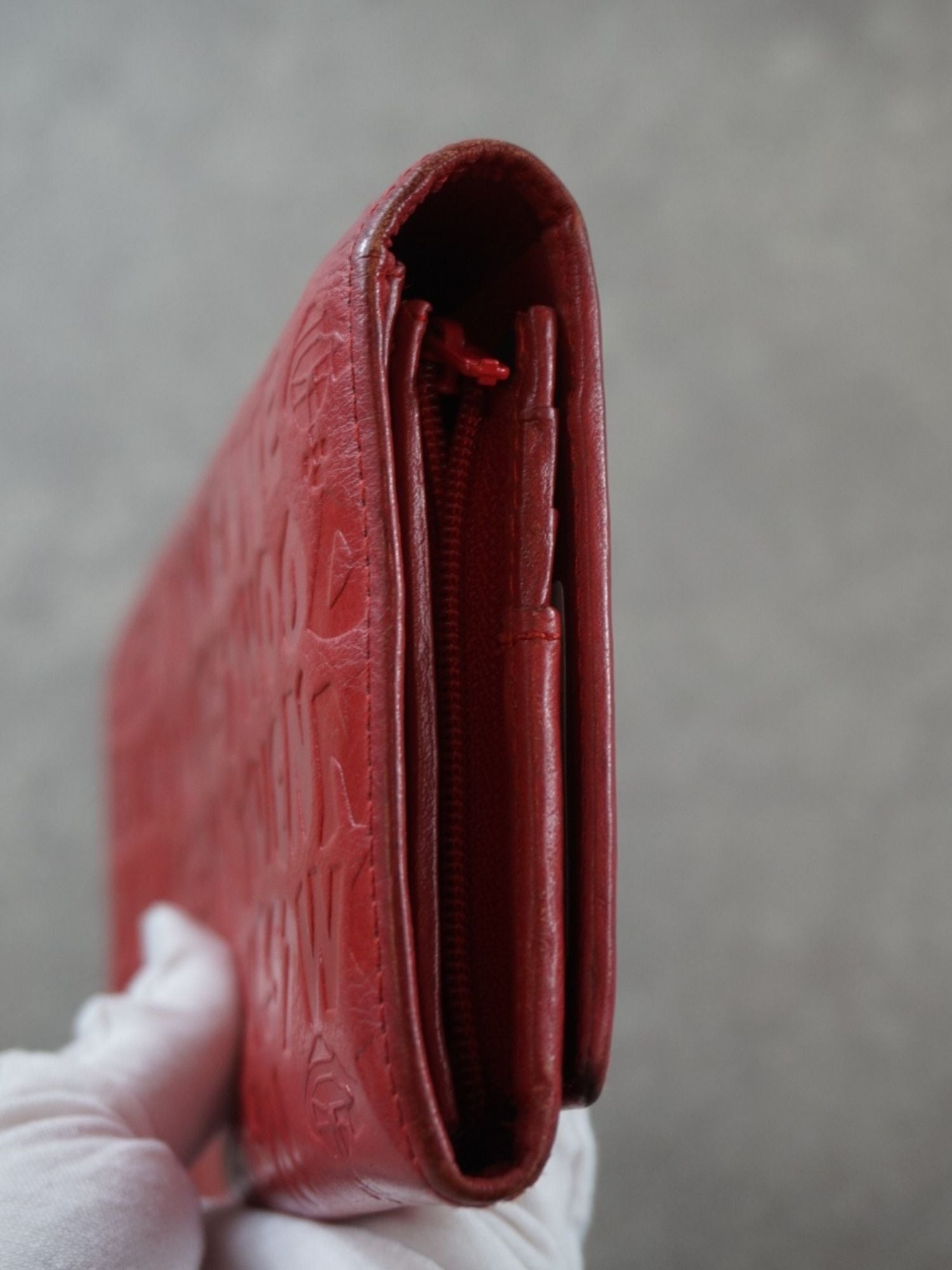 Portefeuille Vivienne Westwood rouge