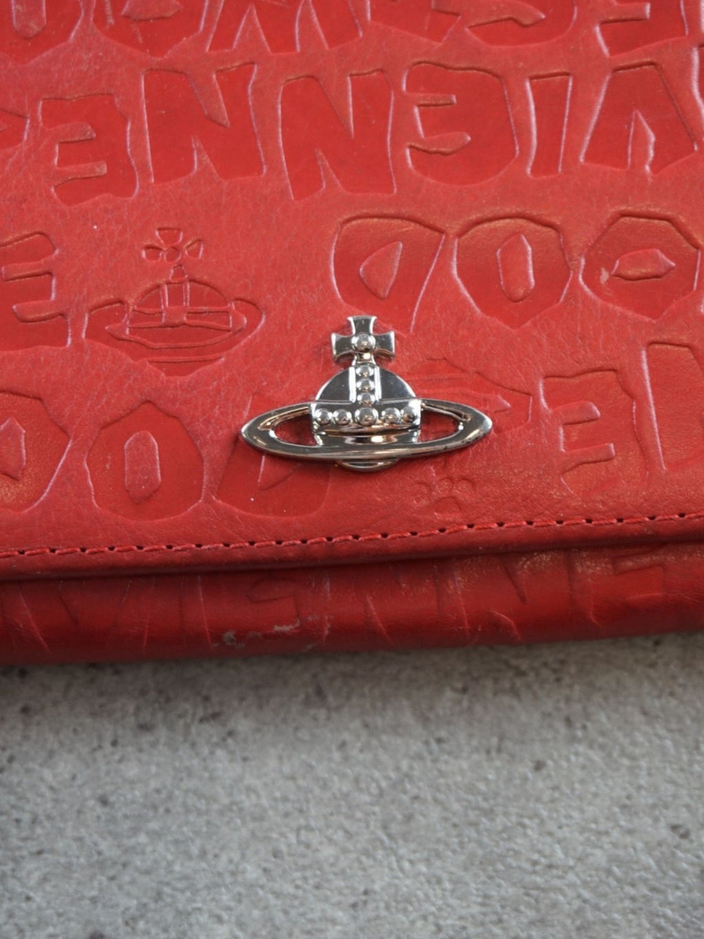 Portefeuille Vivienne Westwood rouge