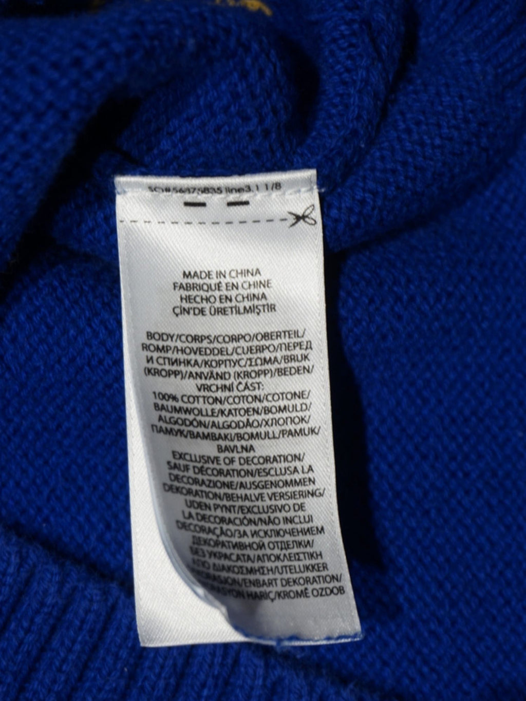 Pull Bear Ralph Lauren bleu (XL 18 / S)