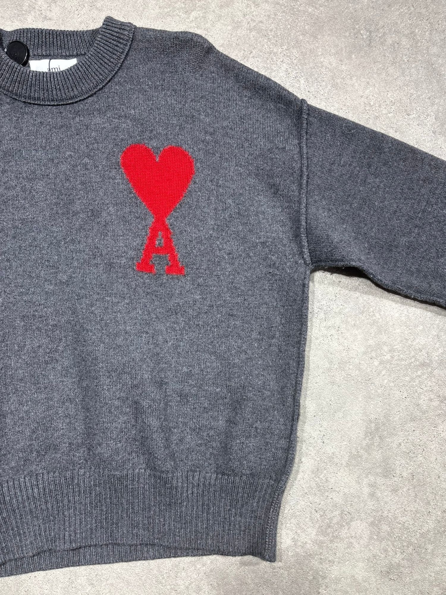 Pull gris AMI Paris (L)