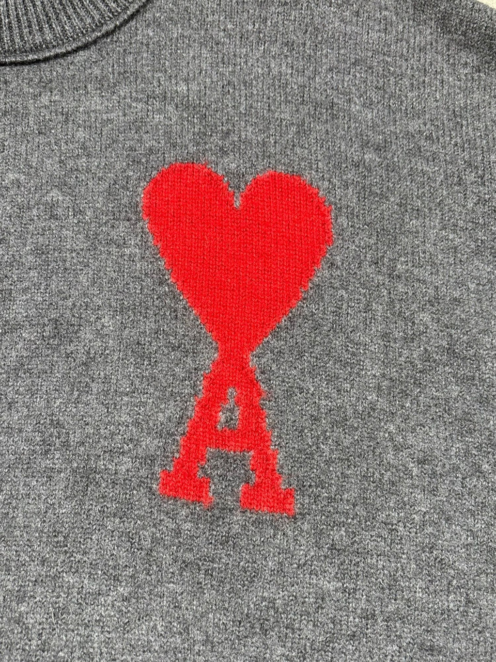 Pull gris AMI Paris (L)