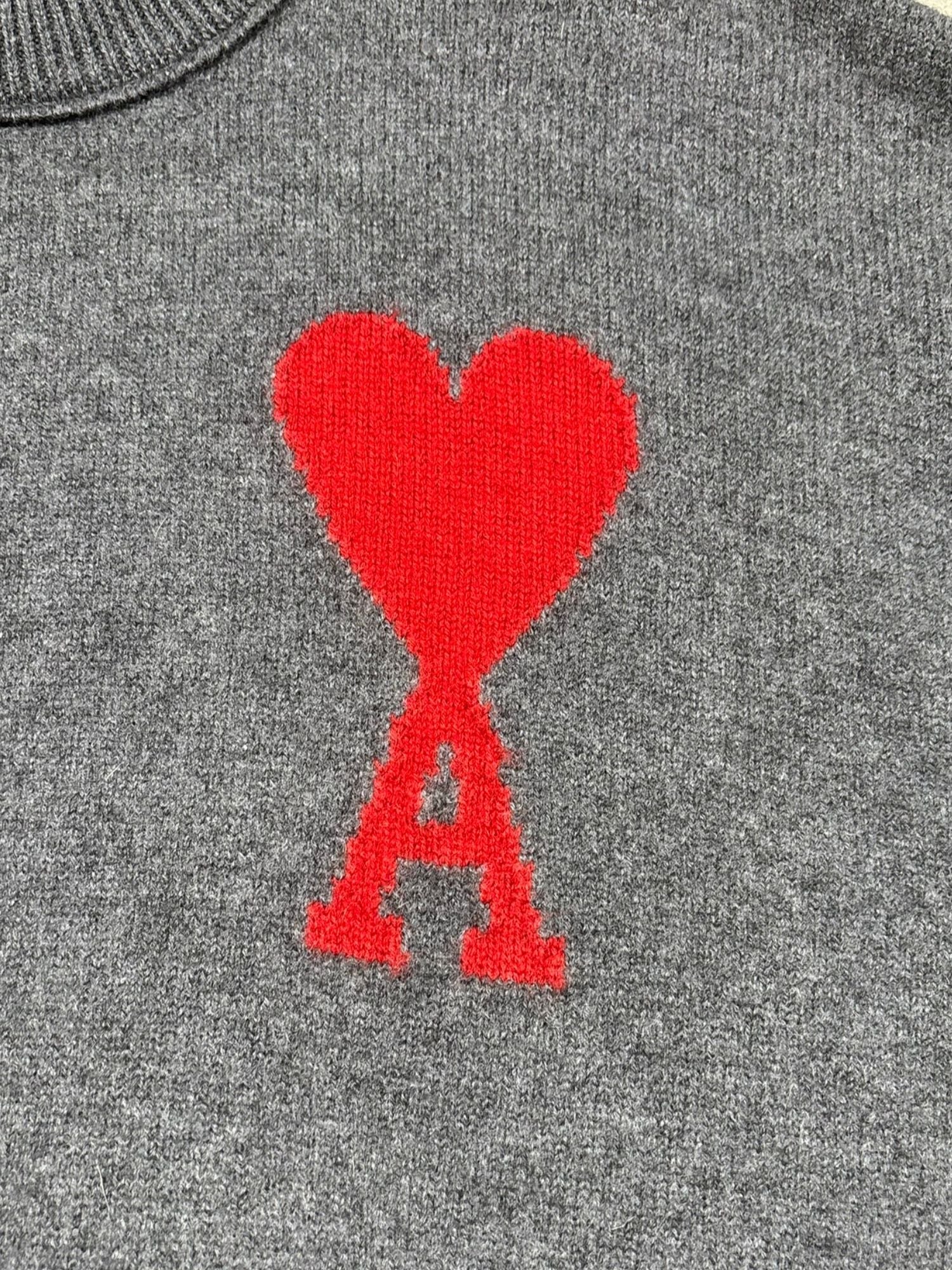 Pull gris AMI Paris (L)