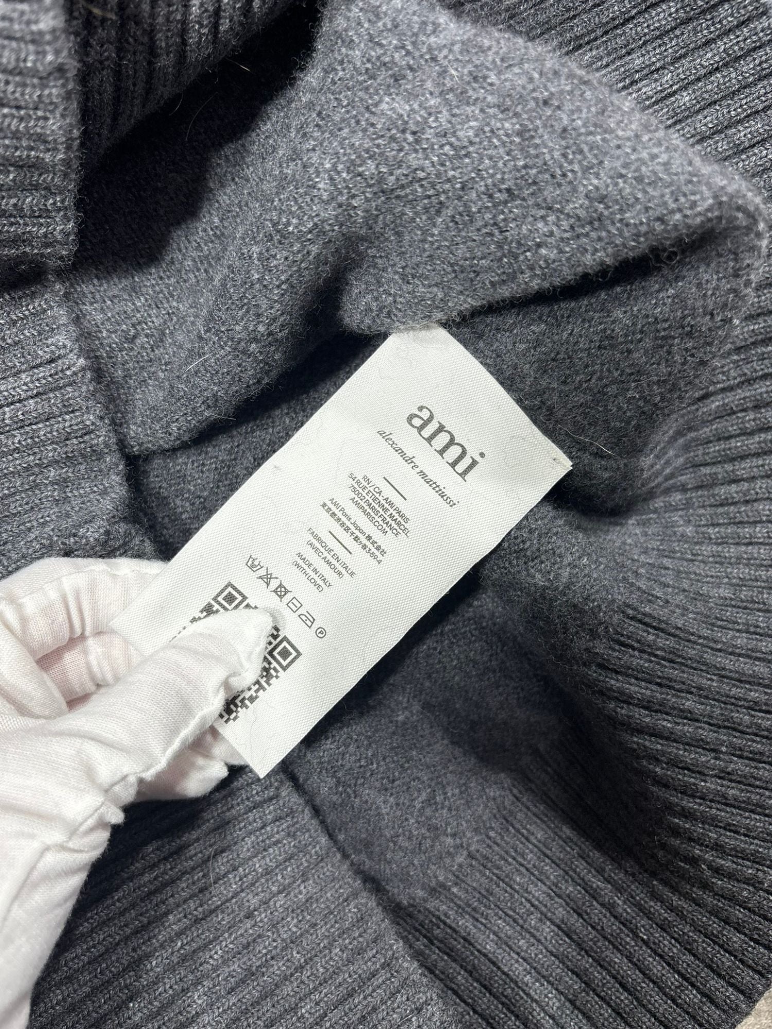 Pull gris AMI Paris (L)