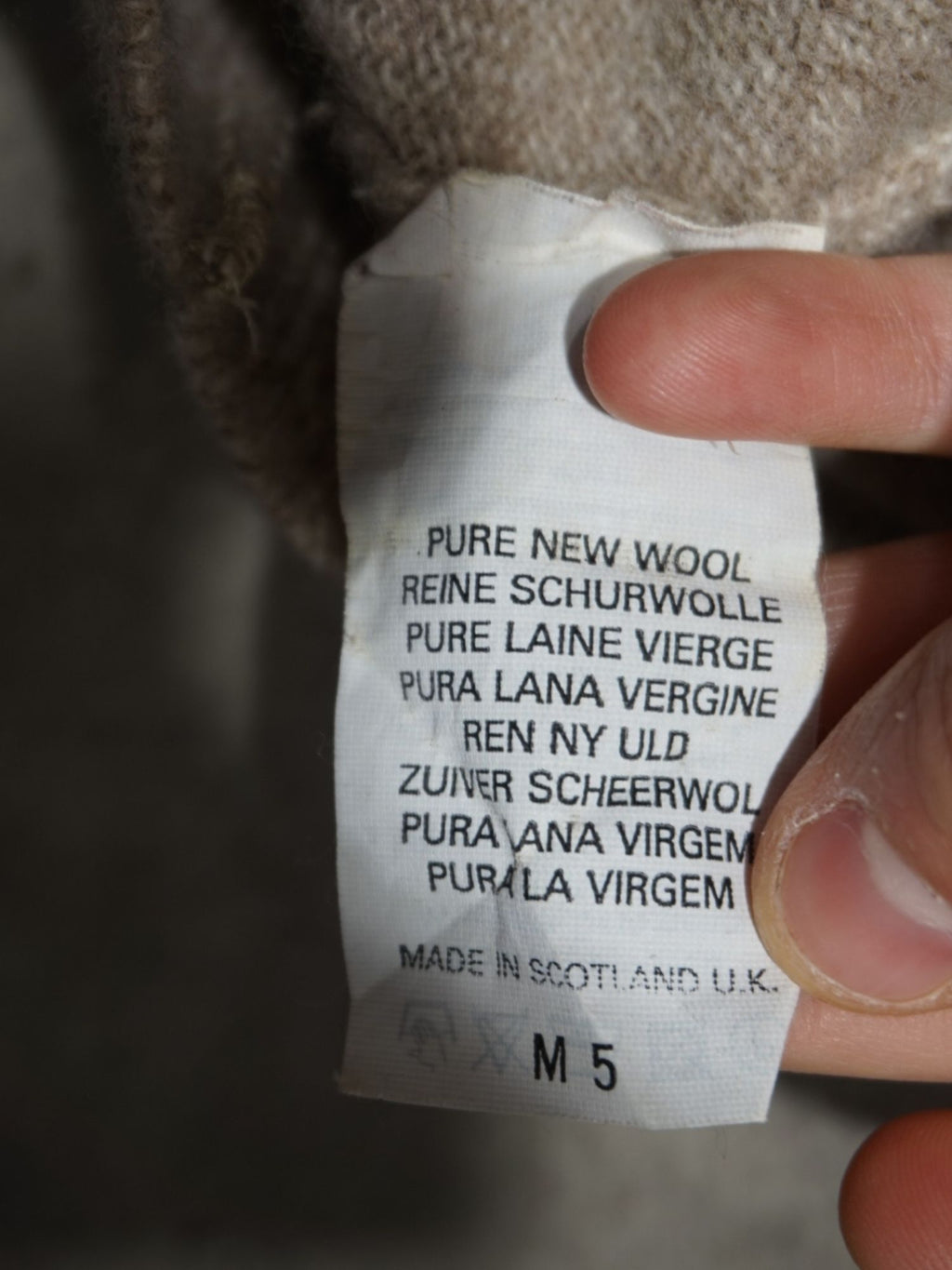 Pull en laine Burberrys (XL)