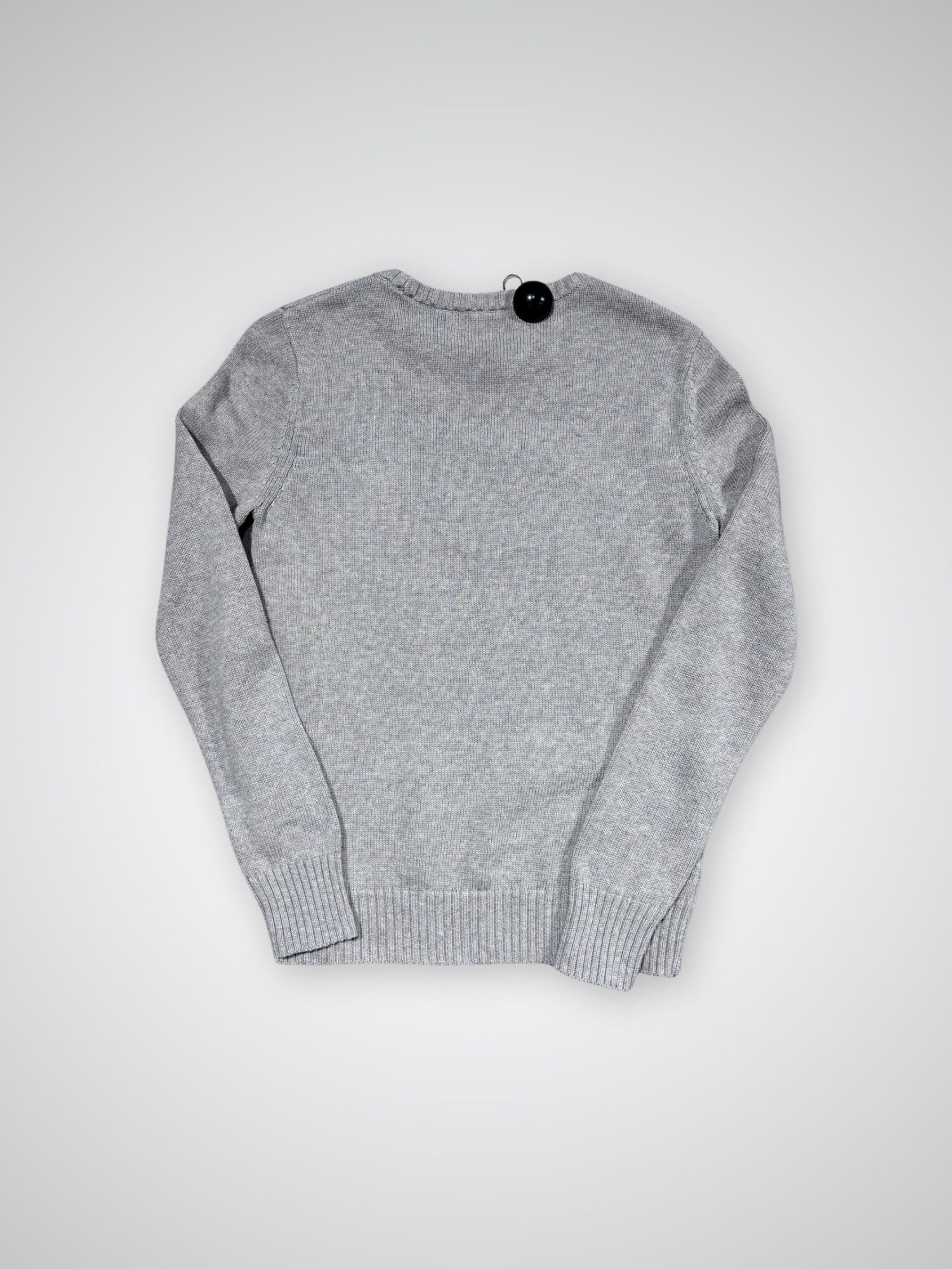 Pull Flag Ralph Lauren gris (M femme)