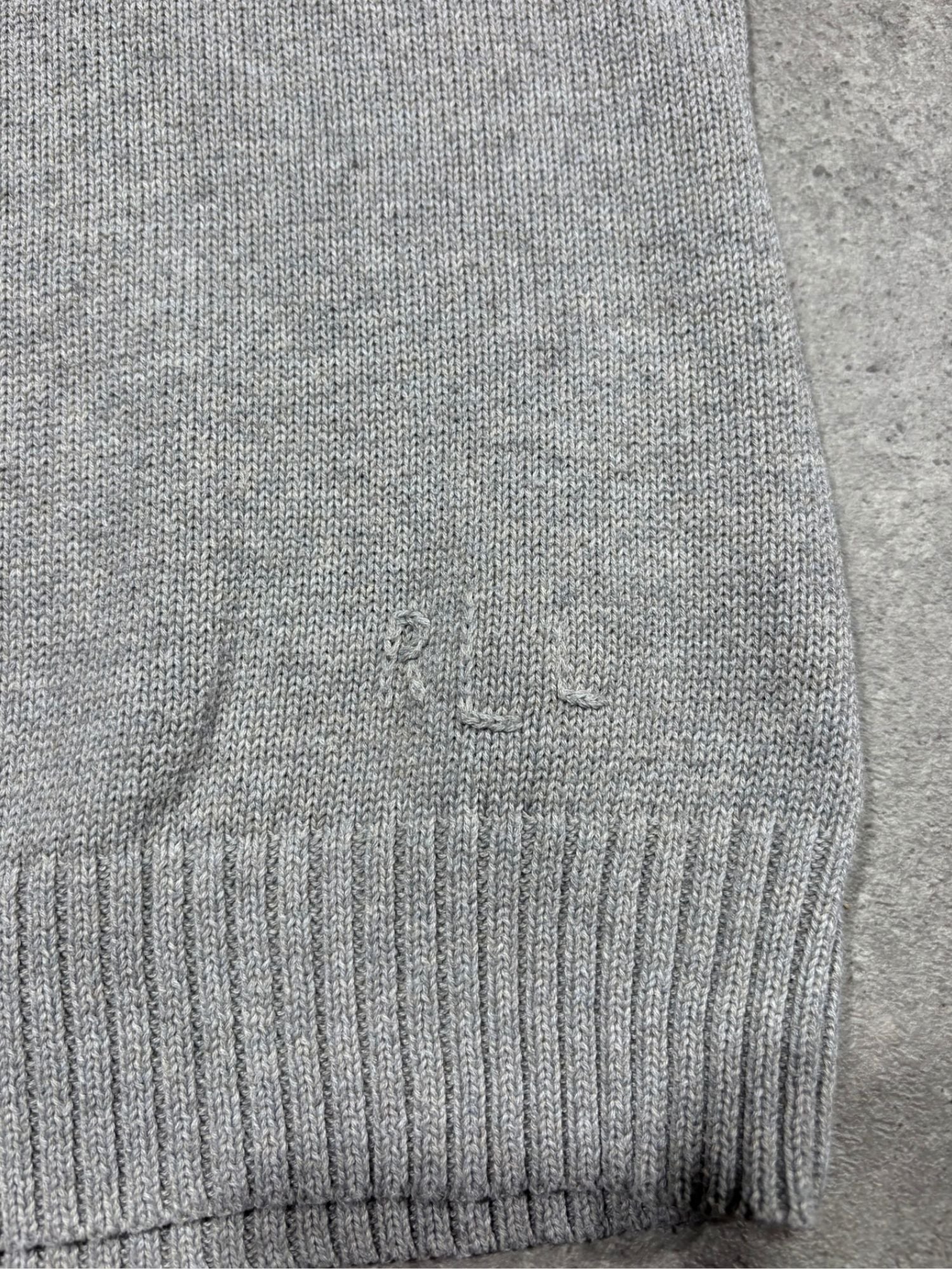 Pull Flag Ralph Lauren gris (M femme)