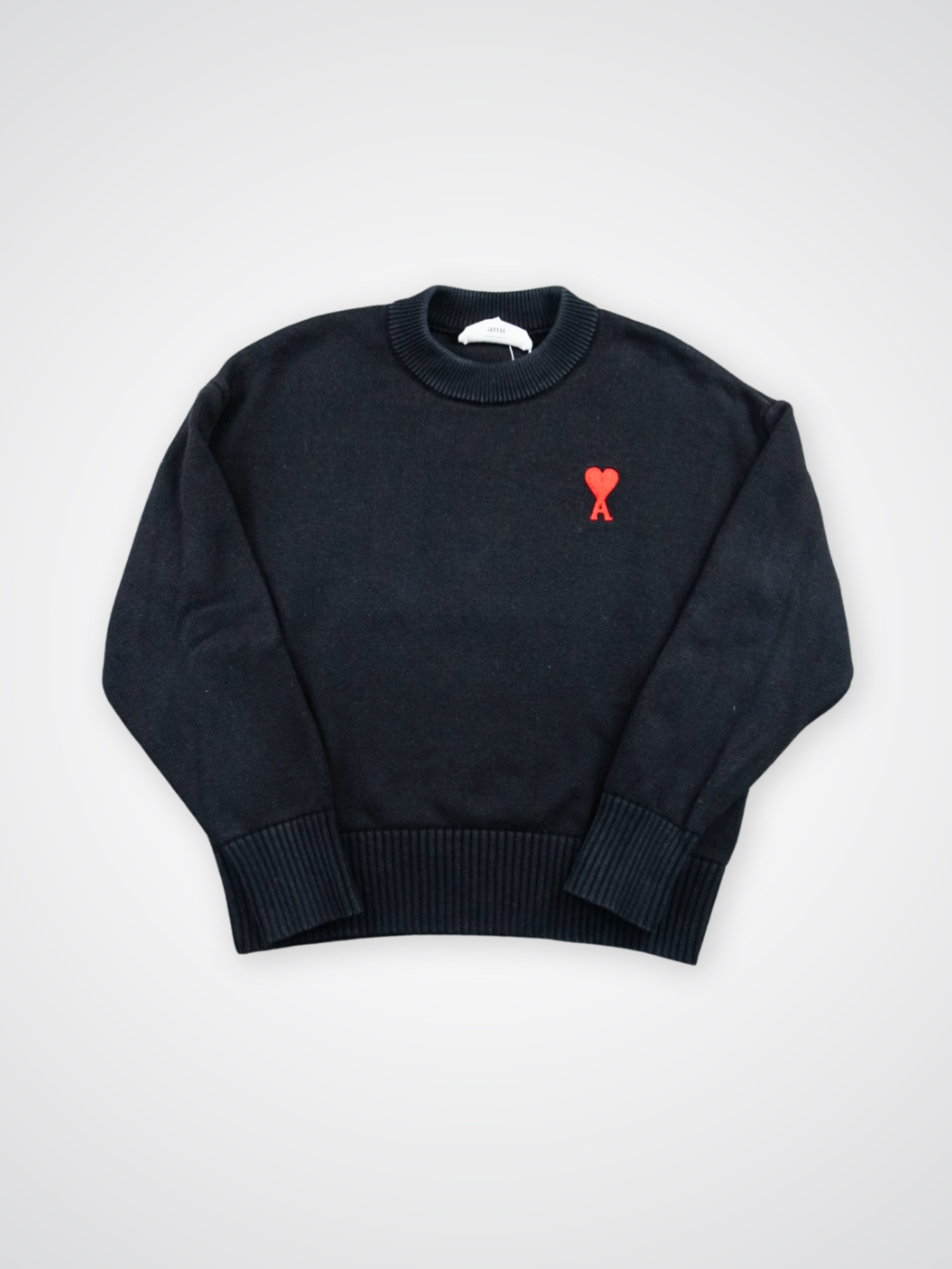 Pull Ami Paris noir (S)