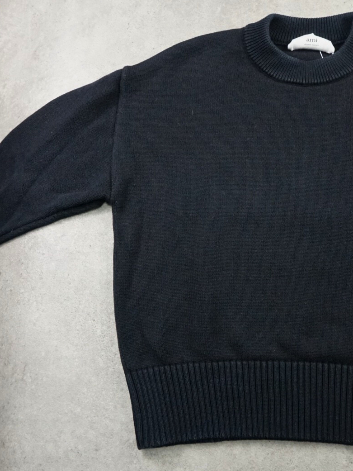 Pull Ami Paris noir (S)