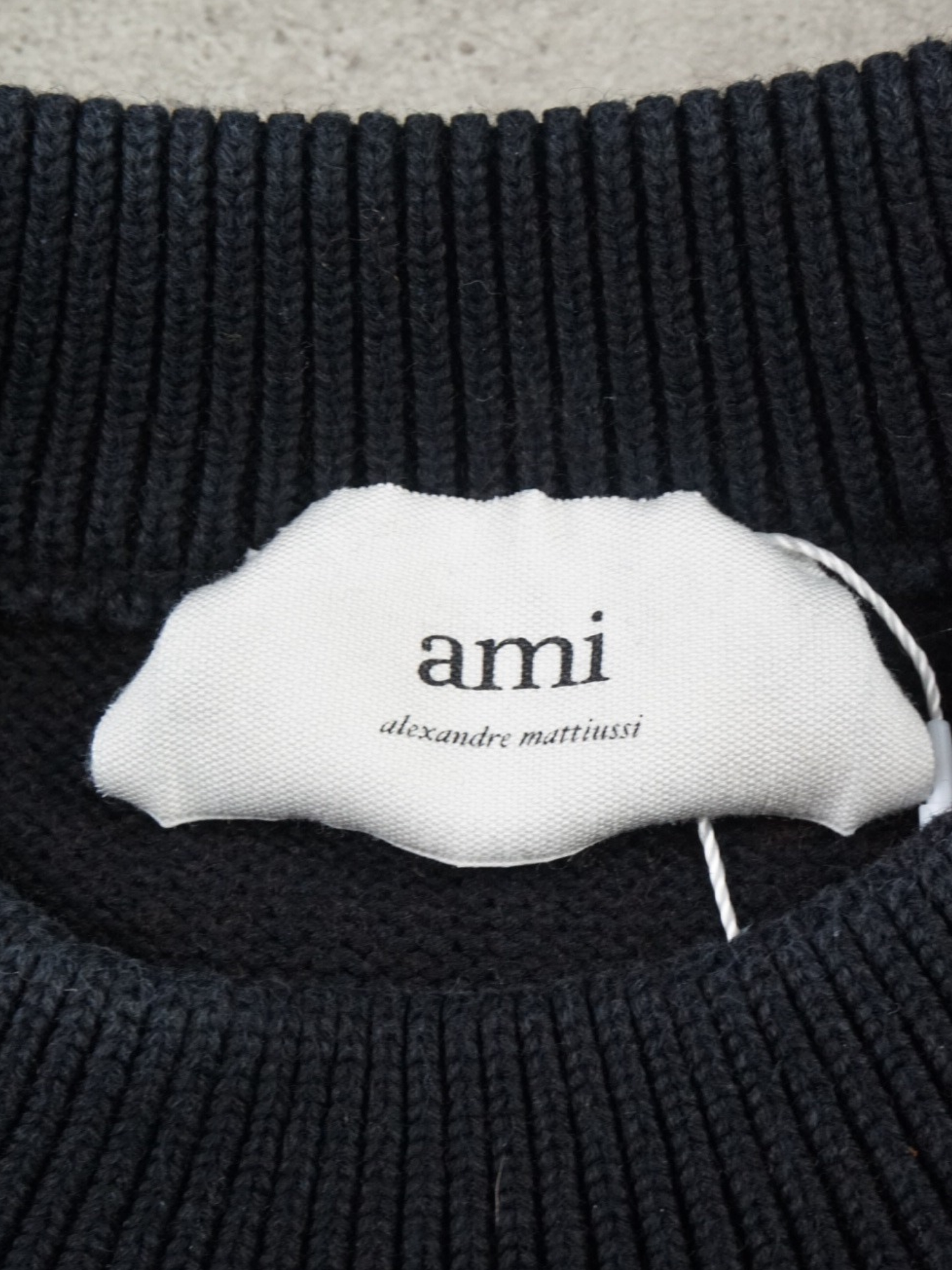 Pull Ami Paris noir (S)