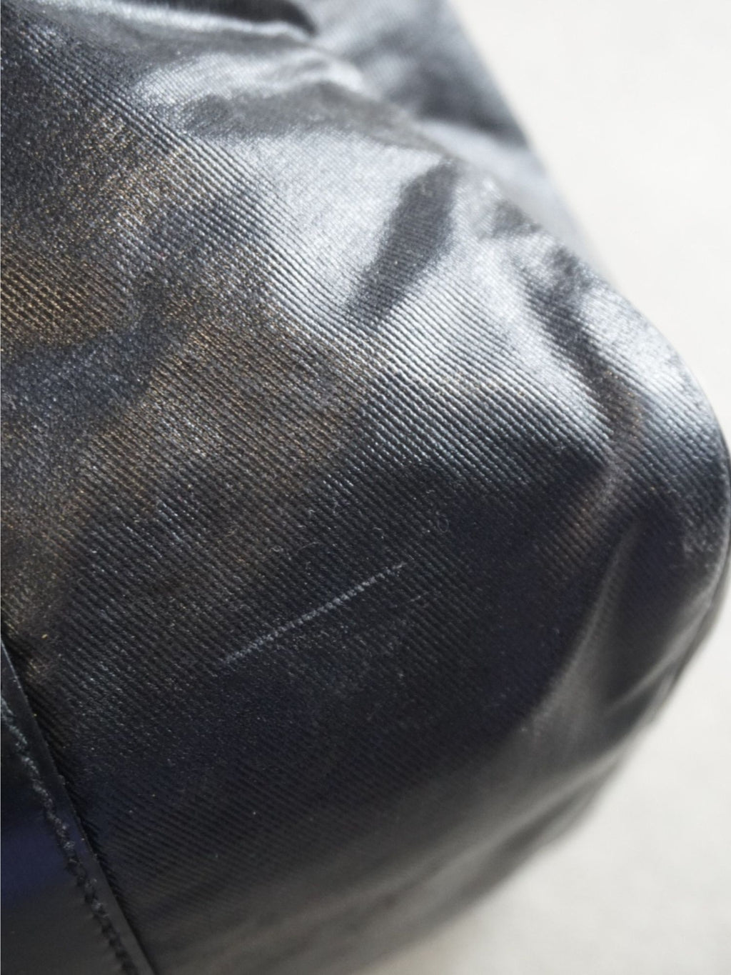 Sac Boston Gucci noir brillant