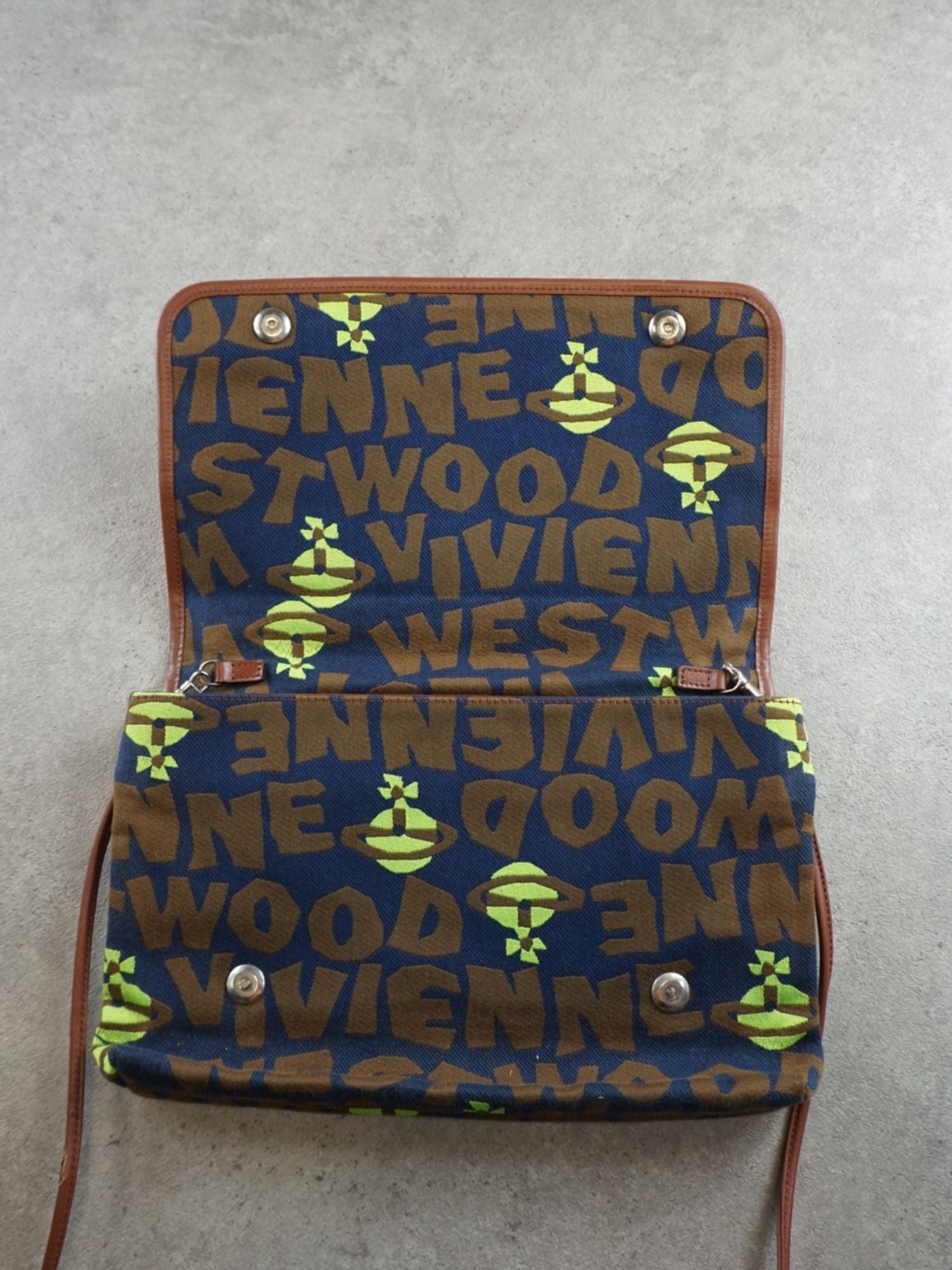 Sacoche Vivienne Westwood en tissu