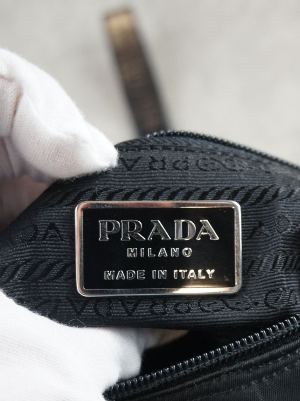 Sacoche en nylon Prada