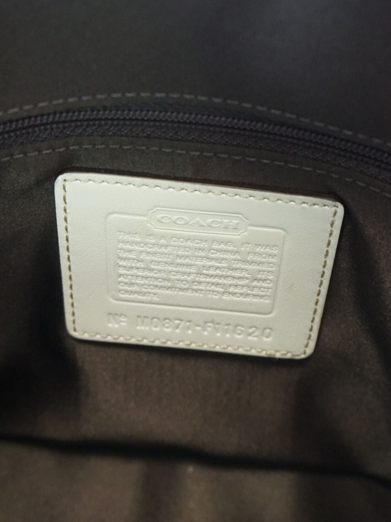 Sac Coach monogramme