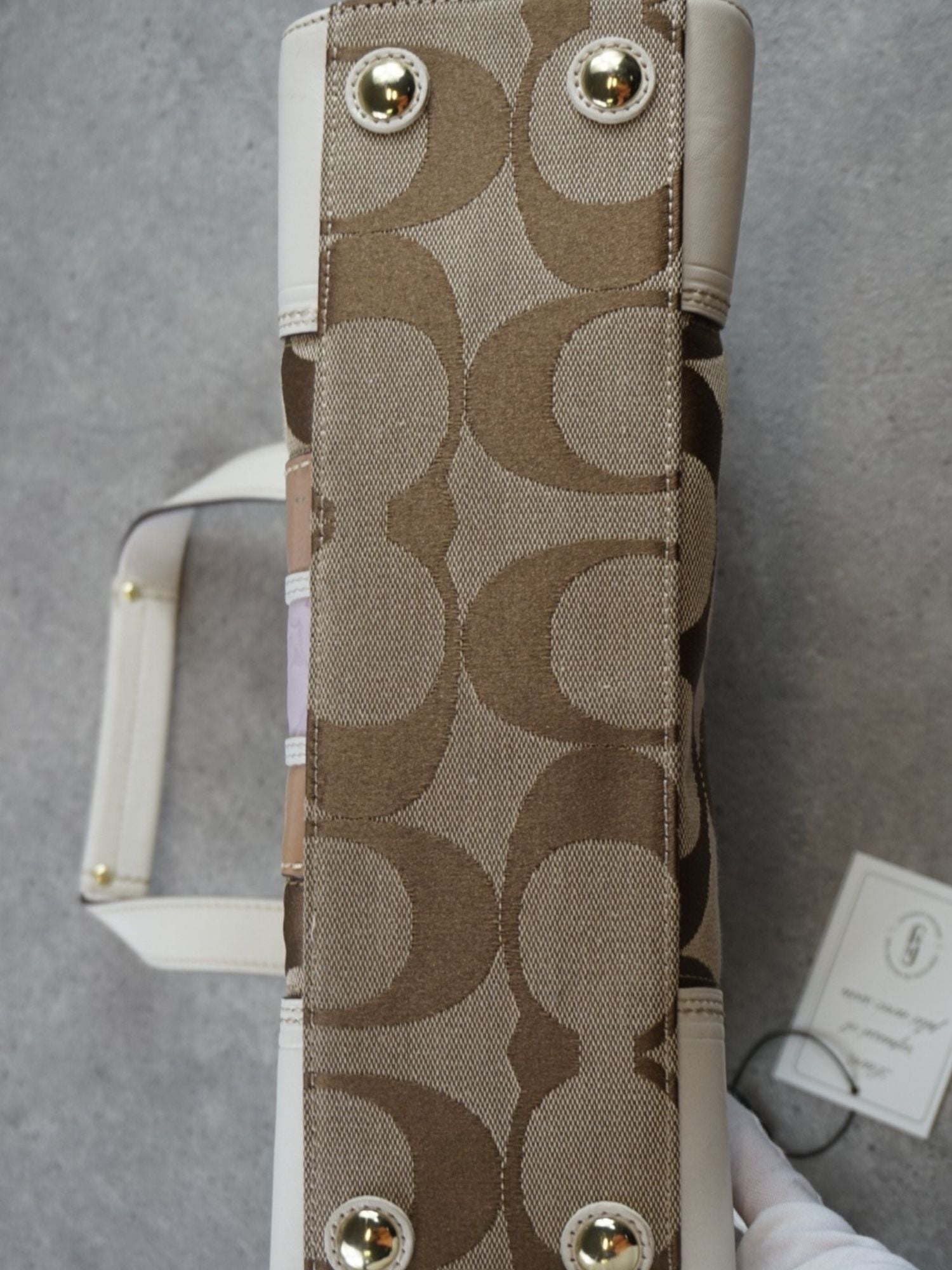 Sac Coach monogramme