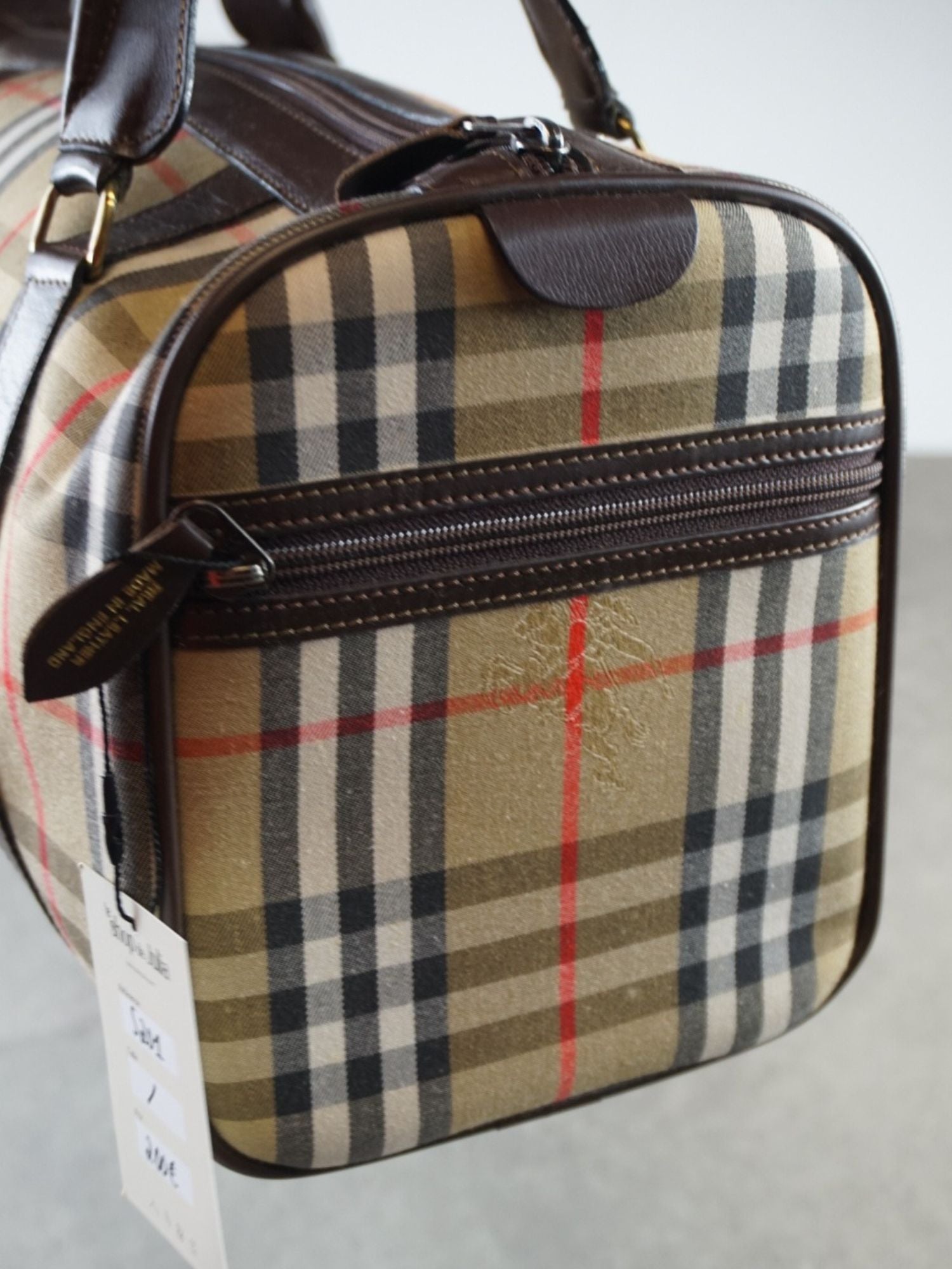 Sac Boston Burberrys Check