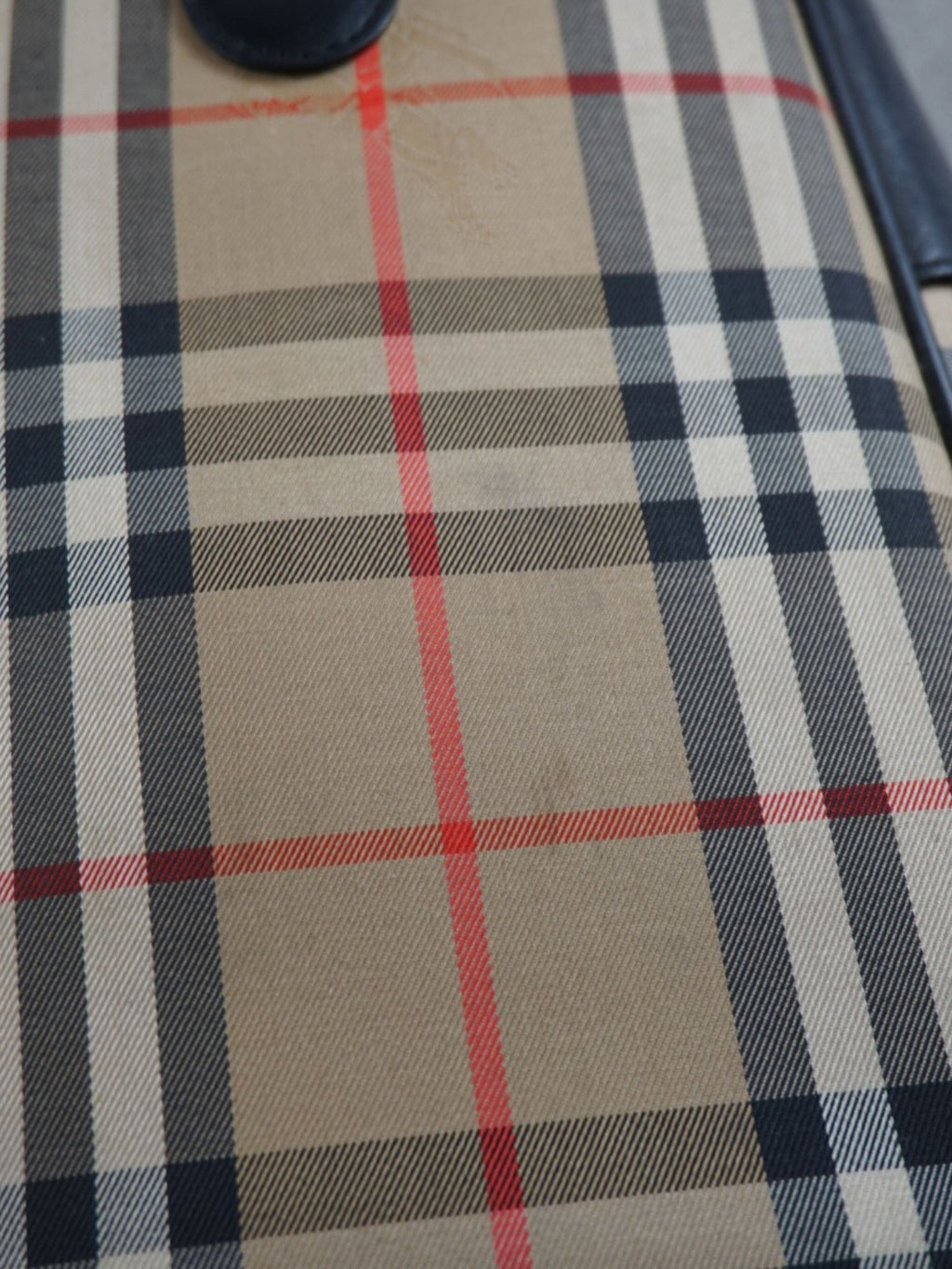 Sac rigide Check Burberrys