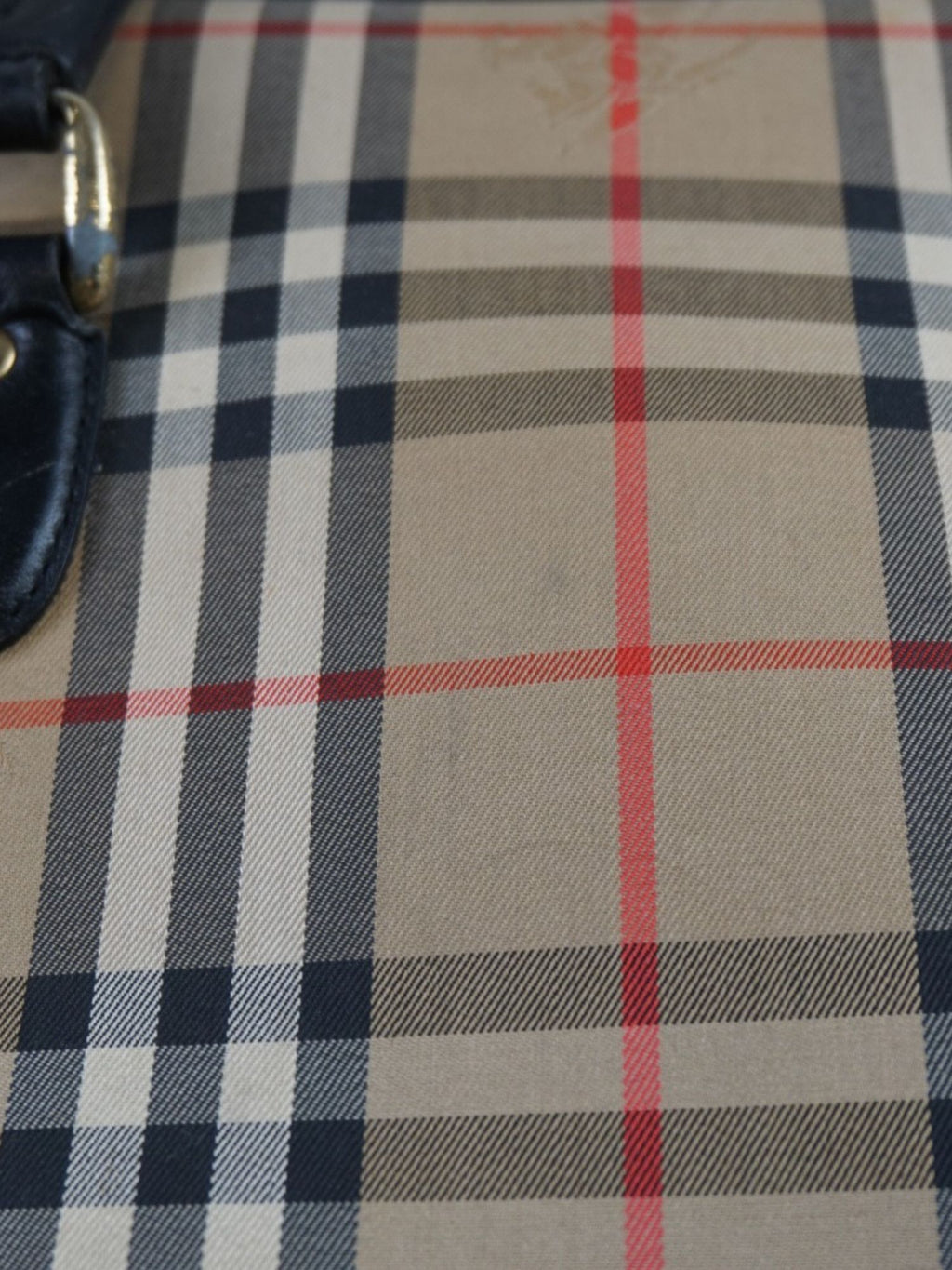 Sac rigide Check Burberrys