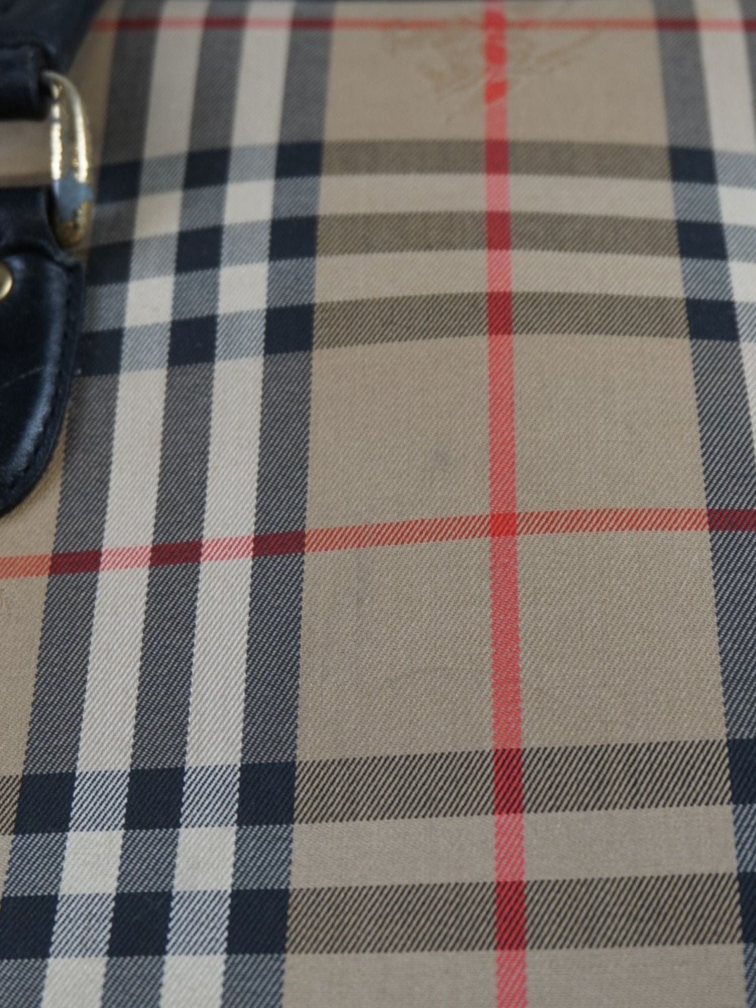 Sac rigide Check Burberrys