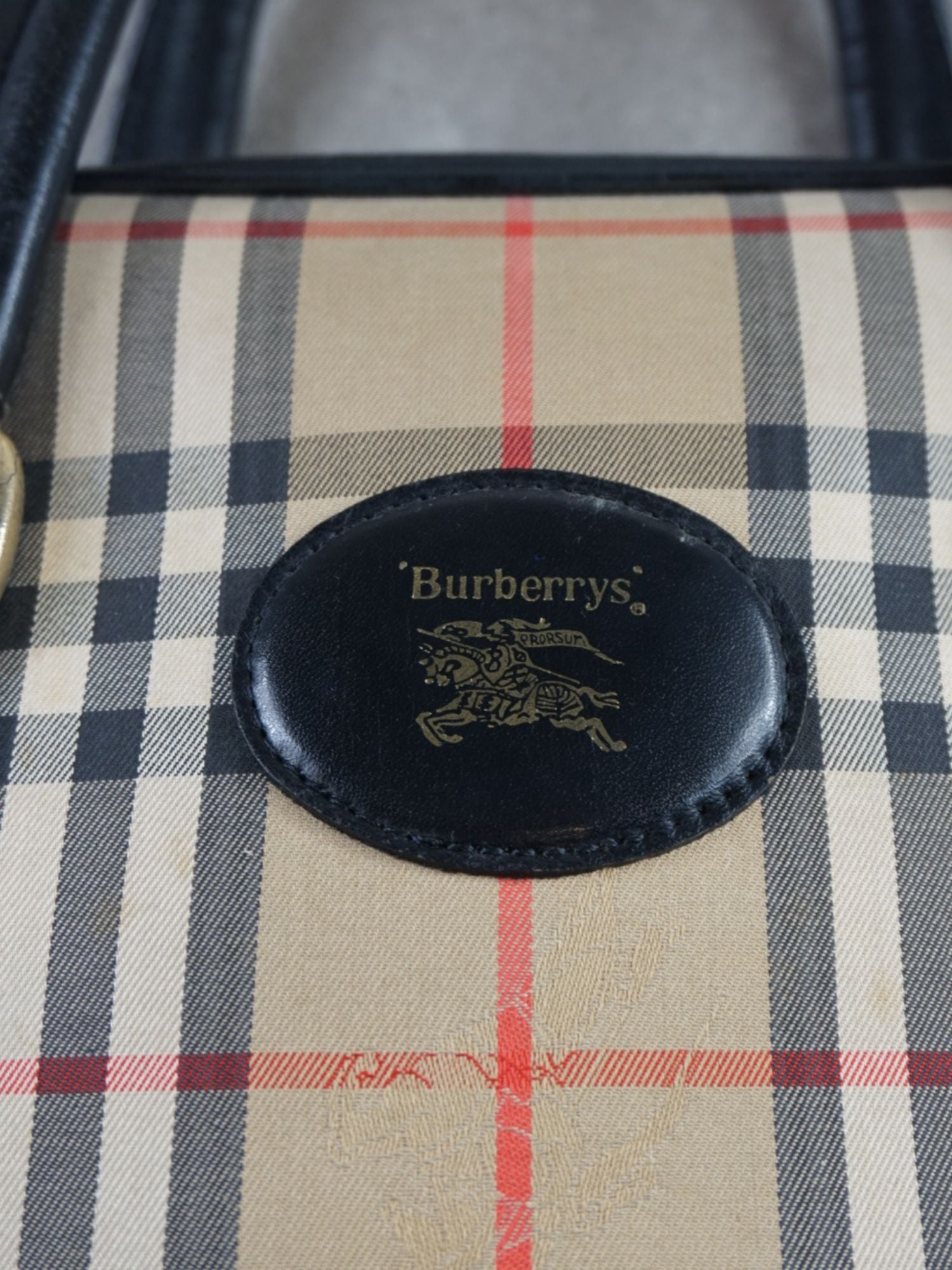 Sac rigide Check Burberrys